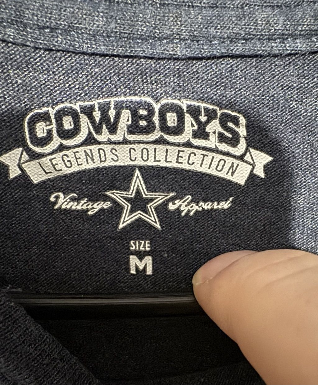 NFL Dallas Cowboys Vintage Logo T-Shirt Gray Men Szie M Size US M / EU 48-50 / 2 - 4 Thumbnail