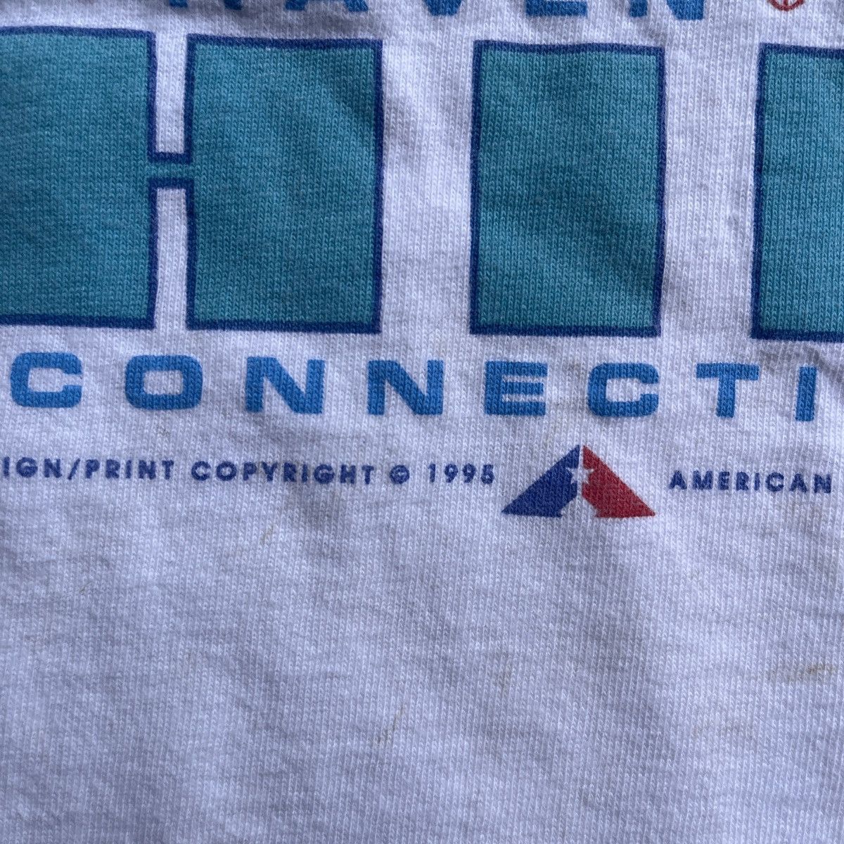 Gildan × Vintage 1995 Connecticut Ships Graphic T Shirt Size US XL / EU 56 / 4 - 3 Thumbnail