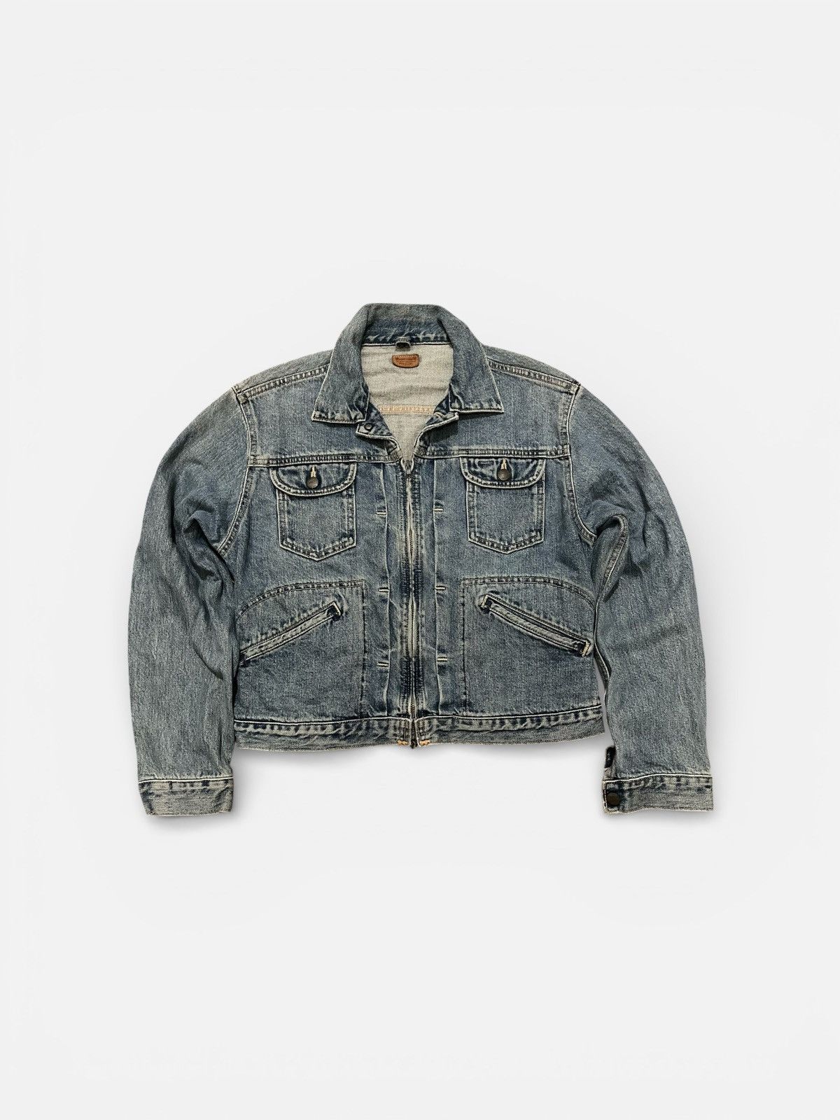 45rpm Vintage 45rpm Denim Line Jacket riri zipper Size US S / EU 44-46 / 1 - 1 Thumbnail
