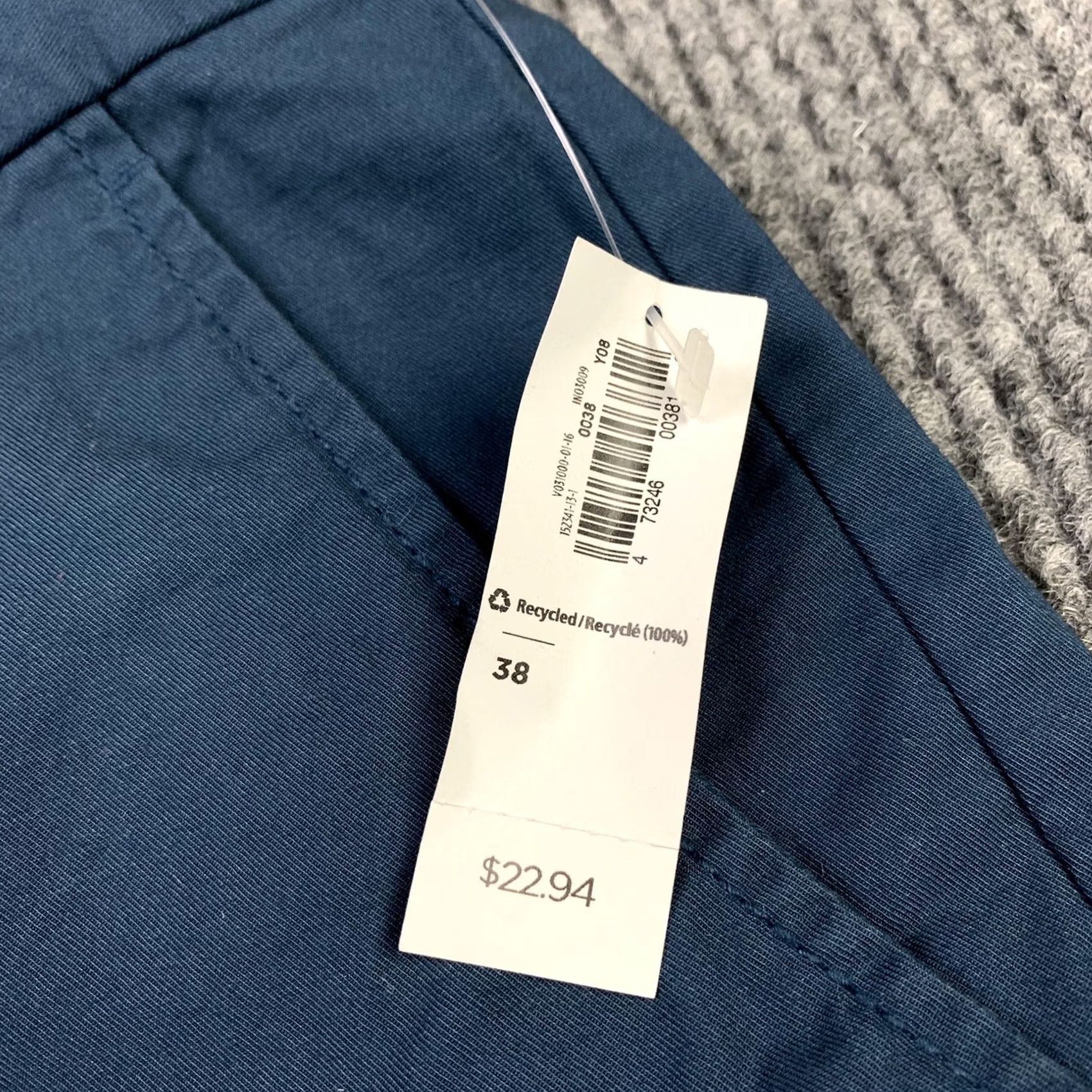 Old Navy NEW Old Navy Mens Size 38 Waist Blue Ultimate Slim Chino Shorts Dressy Casual Shorts Slim Chino Fashion Men Blue 38in Regular Cotton Pockets Store Size US 38 / EU 54 - 7 Thumbnail