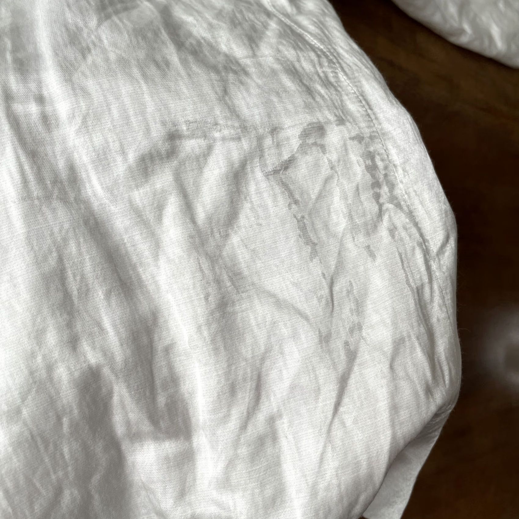 Eileen Fisher Eileen Fisher White Satin Crepe Organic Cotton Open Front Top Womens Medium Size M / US 6-8 / IT 42-44 - 4 Thumbnail
