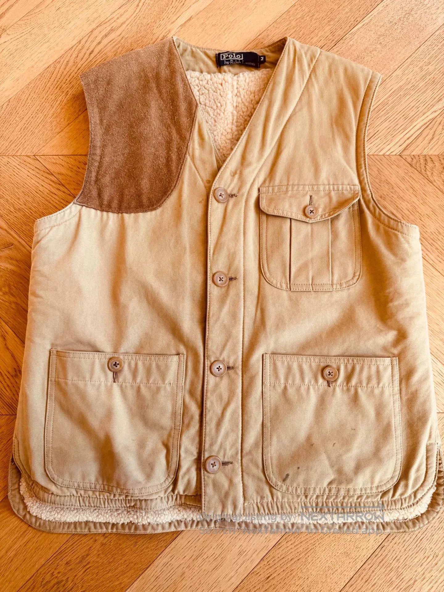 RLX Ralph Lauren Vintage Heavyweight Shearling Vest Coat. Size US M / EU 48-50 / 2 - 1 Thumbnail