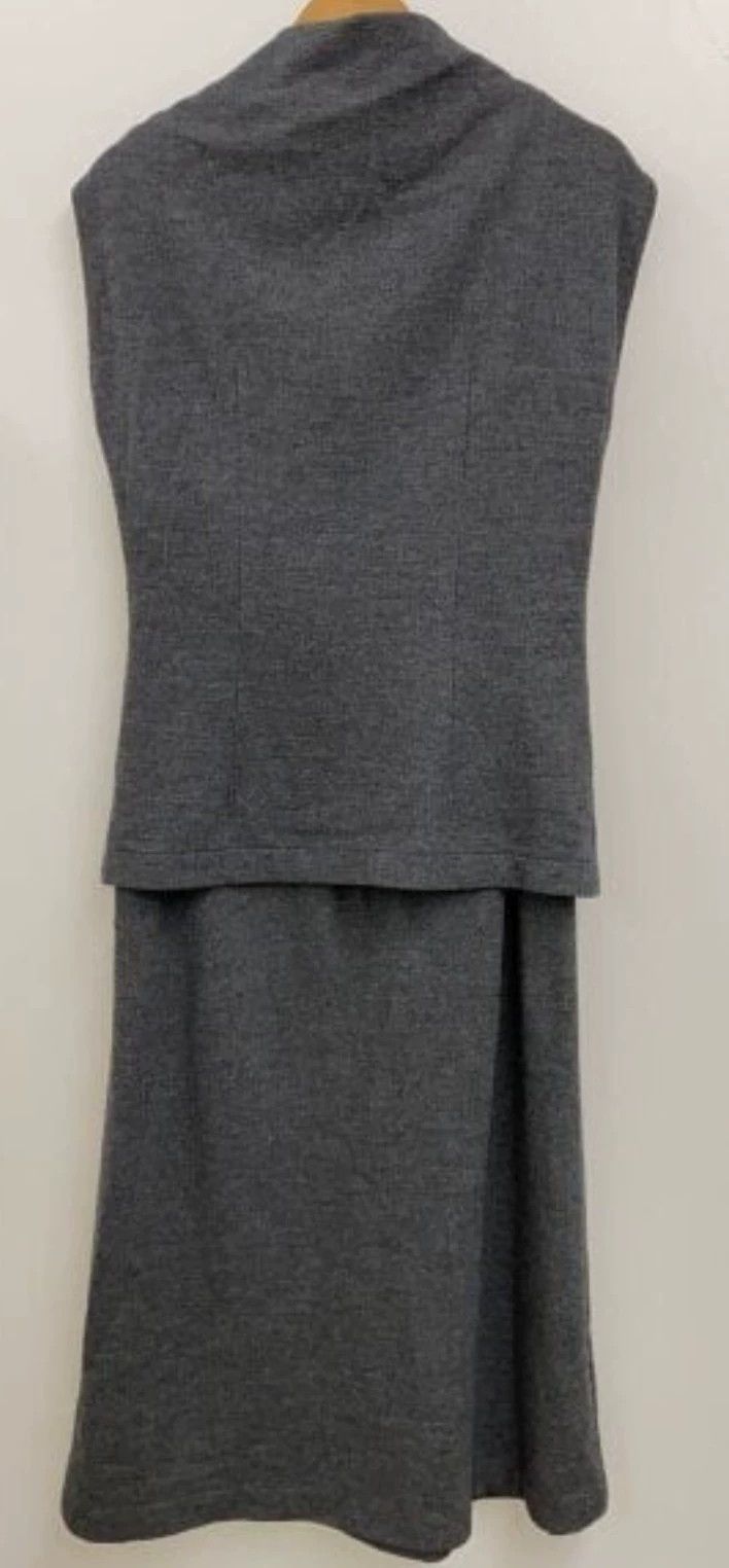 Other Comme Des Garcons Grey knit sleeveless dress Size M / US 6-8 / IT 42-44 - 2 Thumbnail