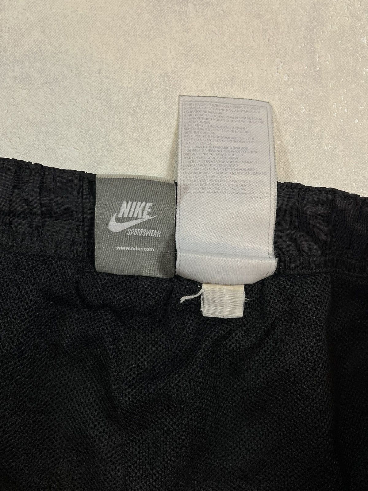 Nike × Vintage 00s Nike Retro Logo Vintage Y2K Oversized Parachute Pants Size US 32 / EU 48 - 4 Thumbnail