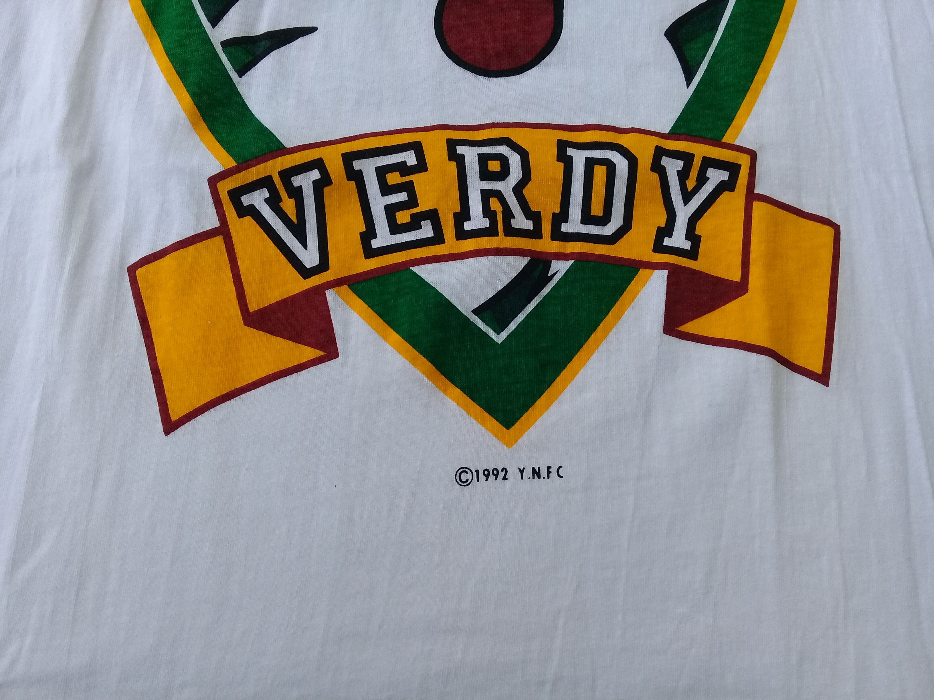 Japanese Brand 90s Yomiuri Nippon FC Verdy Tshirt Size US M / EU 48-50 / 2 - 3 Thumbnail