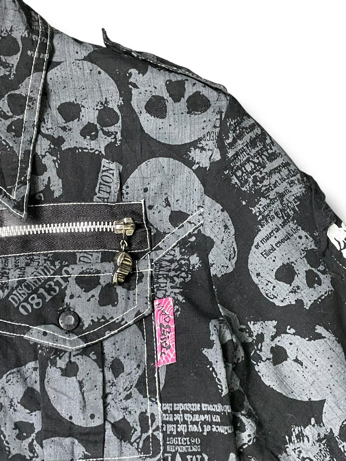 If Six Was Nine × Japanese Brand × Le Grande Bleu (L.G.B.) Vintage Mad Punks Button Ups Shirts (49) Size US L / EU 52-54 / 3 - 5 Thumbnail