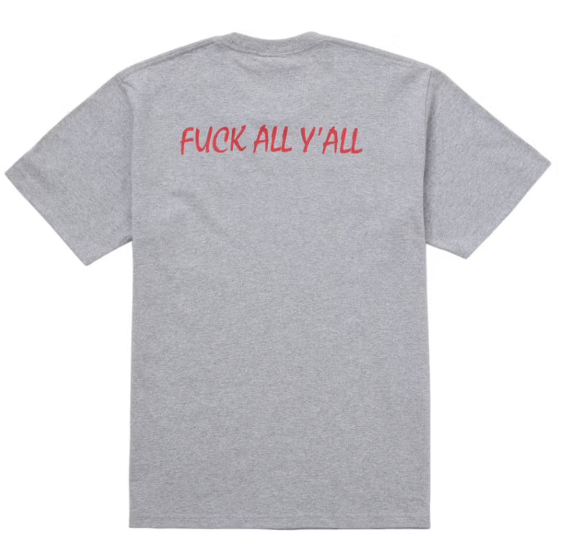 Supreme Supreme Split Tee (FW25) Heather Grey Size M Size US M / EU 48-50 / 2 - 2 Thumbnail