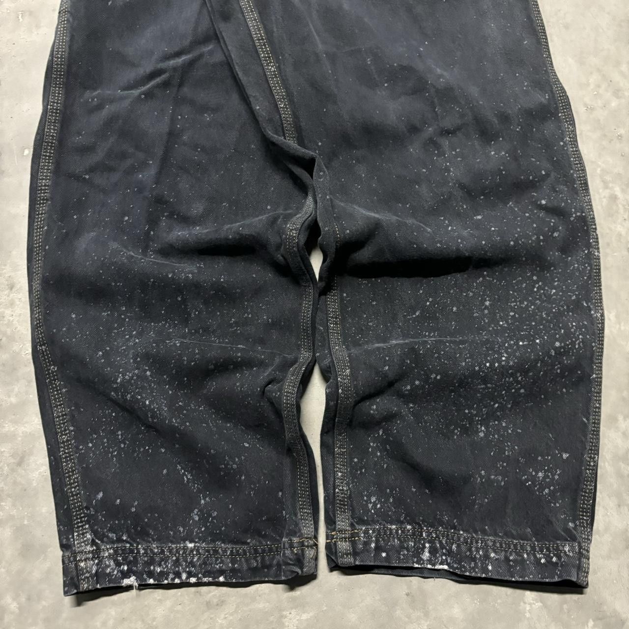 Japanese Brand × Vintage Crazy Vintage Y2K/2000s Baggy Dark Wash Grunge Skater Carpenter Denim Jeans! Size US 36 / EU 52 - 6 Thumbnail