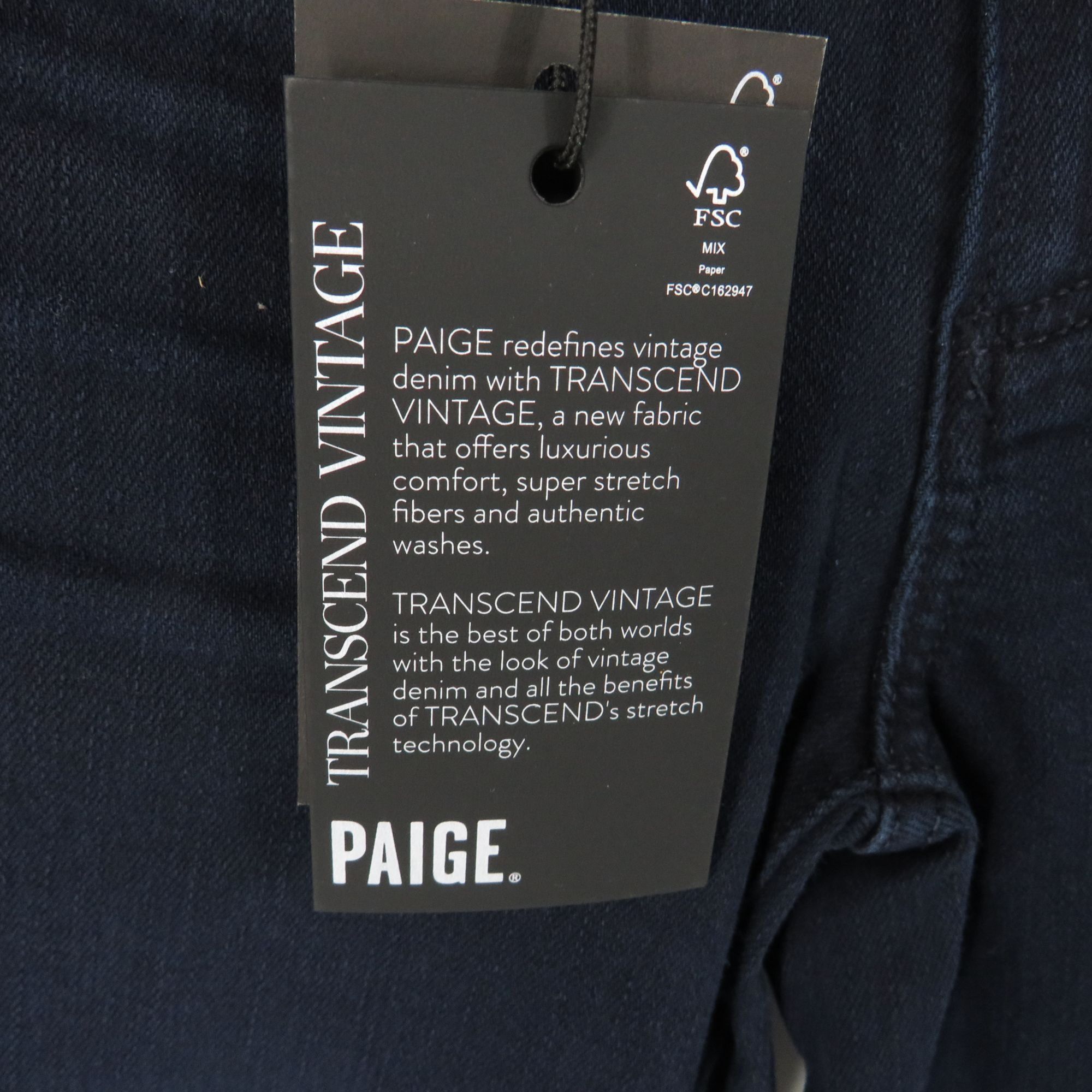 Paige Paige Hoxton Ankle High Rise Skinny Jeans Size 24 Transcend Size 42" / US 20 - 6 Thumbnail