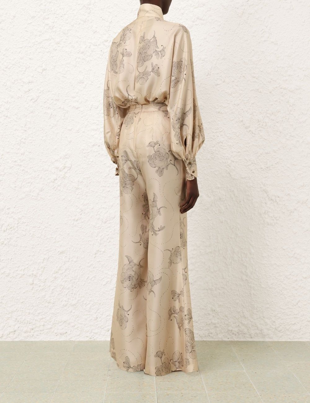 Zimmermann oc11z0825 Eden Flare Pant in Beige Size 27" / US 4 / IT 40 - 4 Thumbnail