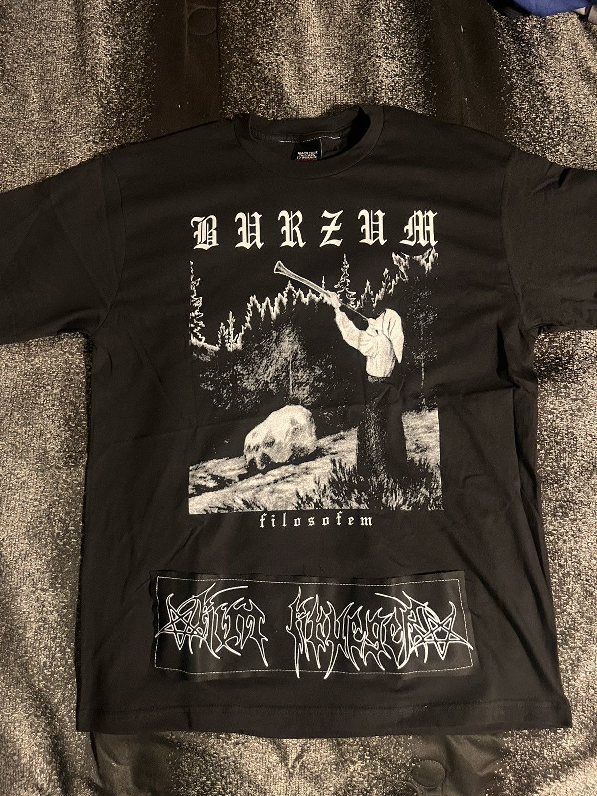 Kim Krueger Kim Krueger Patchwork” Burzum Tee Size US L / EU 52-54 / 3 - 1 Thumbnail