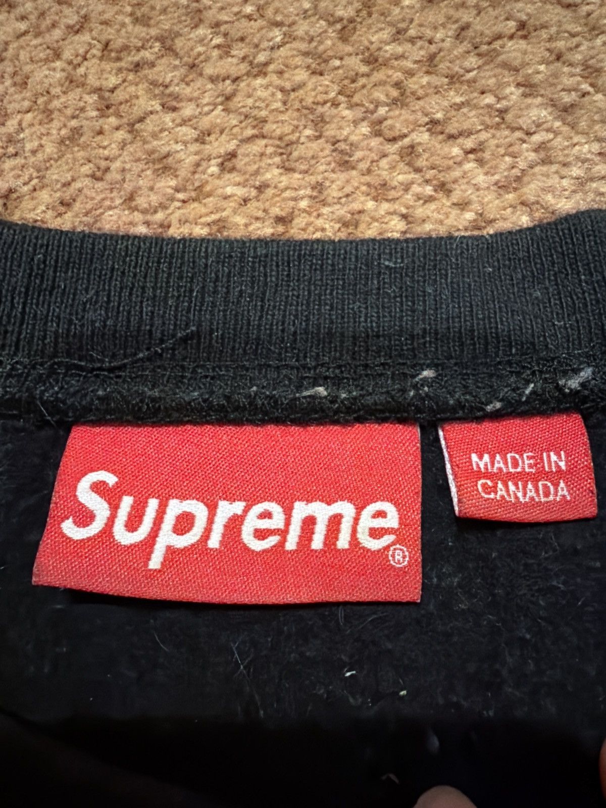 Supreme Supreme box logo crewneck black monotone Size US M / EU 48-50 / 2 - 6 Thumbnail