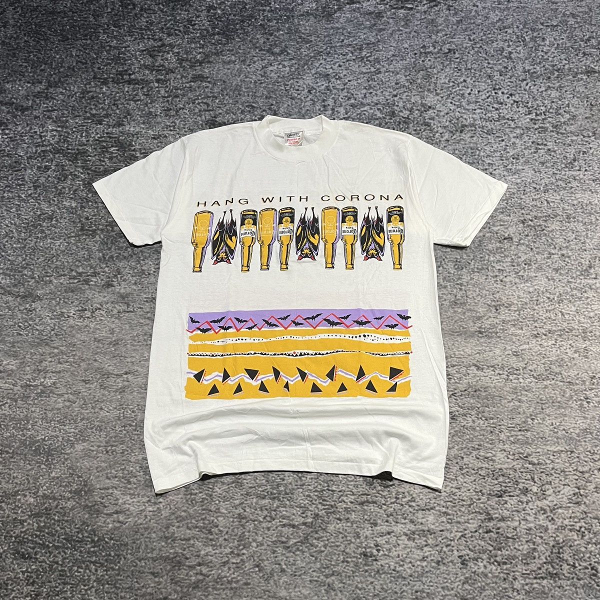 Vintage Vintage 90s Corona Beer Party Skater Grunge T Shirt XL Size US XL / EU 56 / 4 - 1 Thumbnail