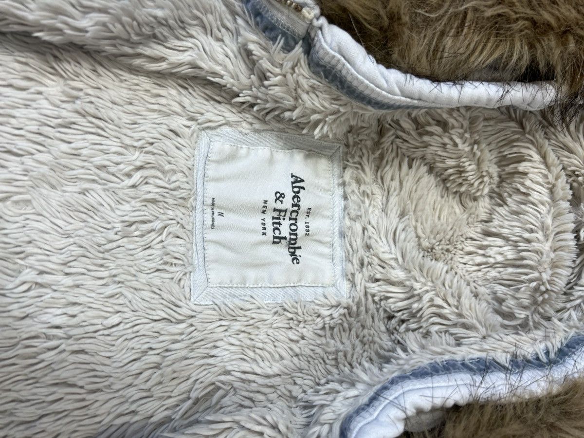 Abercrombie & Fitch Vintage IfSixWasNine Style Abercrombie Fitch Fur Hoodie Size M / US 6-8 / IT 42-44 - 7 Thumbnail
