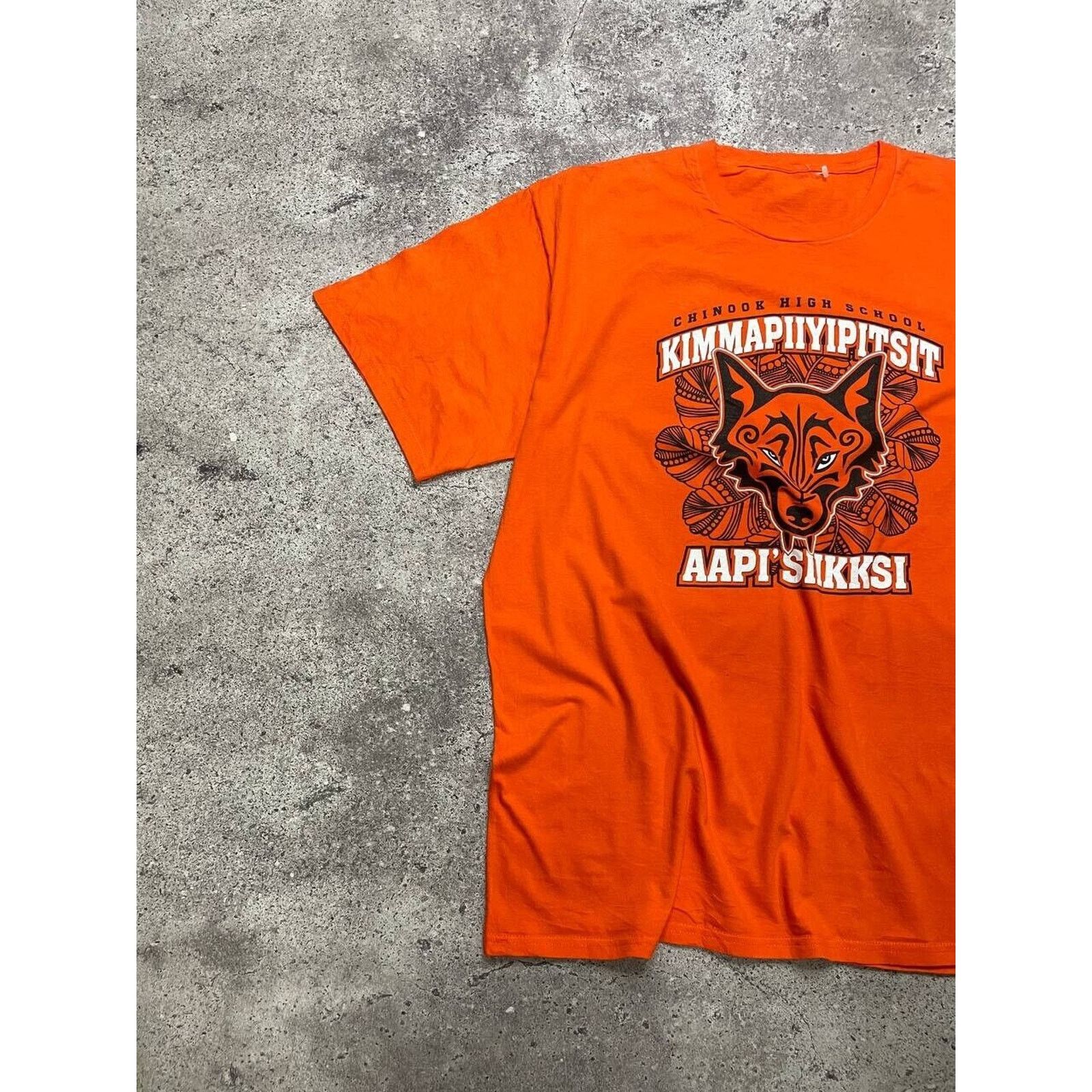 Vintage Vintage Chinook High School T-shirt XXL Fox Tribal Graphic Size US XXL / EU 58 / 5 - 2 Thumbnail