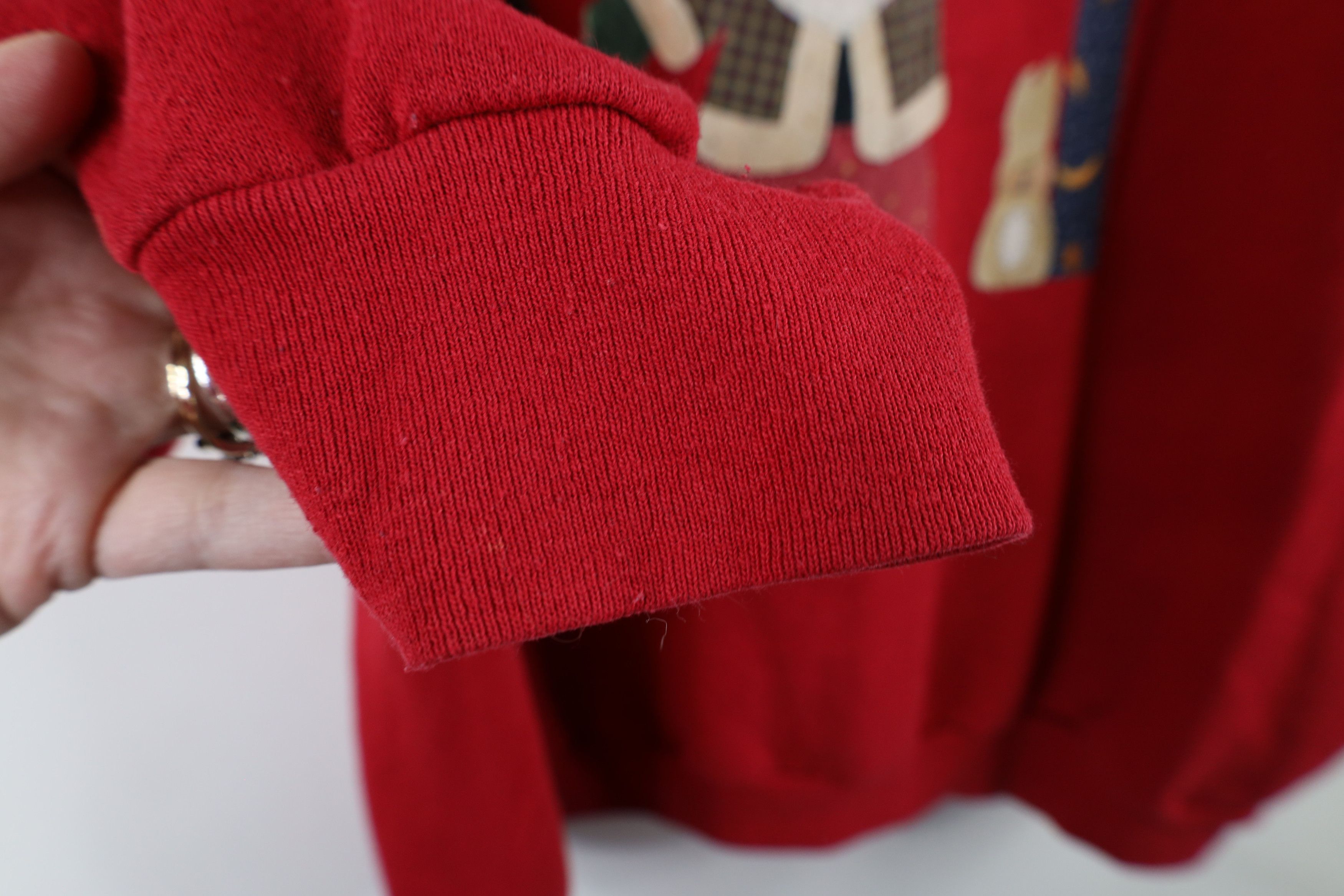 Vintage Vintage 90s Streetwear Christmas Santa Claus Sweatshirt USA Size 3XL / US 20-22 - 8 Thumbnail