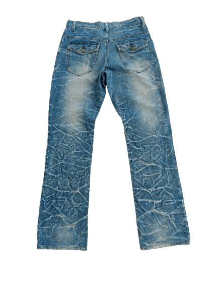 Vintage Vintage SUNLUCAS Jean's Flash Light Style Japanese Brand Size US 30 / EU 46 - 2 Thumbnail