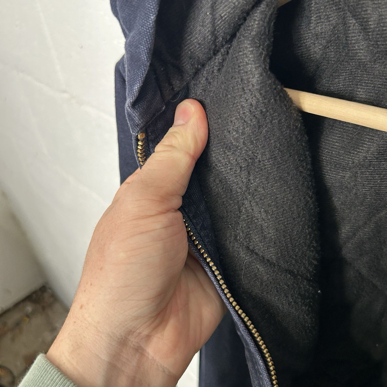 Carhartt Y2K Carhartt Hooded Sandstone Active Jacket “Midnight Blue” Size XS / US 0-2 / IT 36-38 - 9 Thumbnail