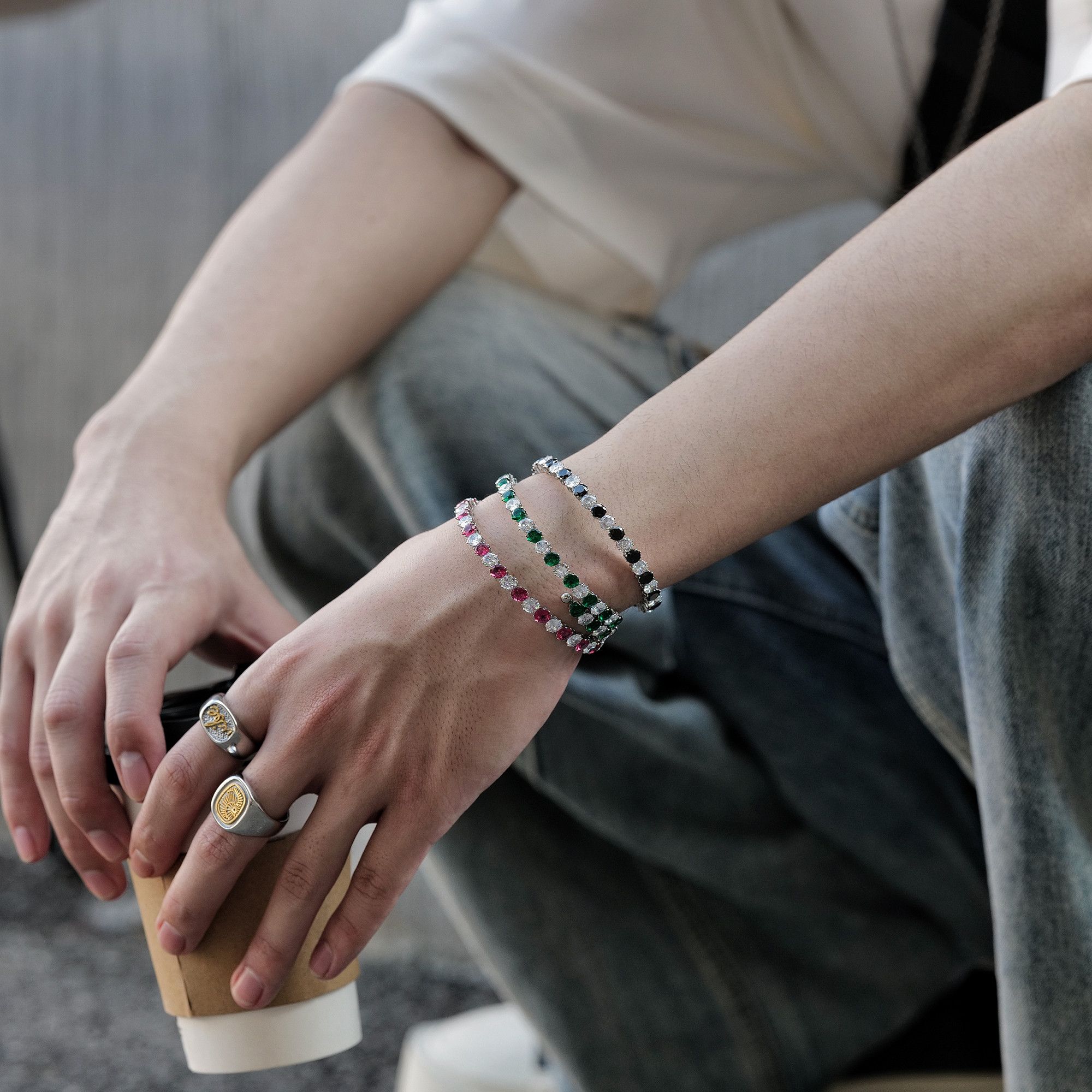Jewelry Vibe Bracelet Y2K Punk Chain Gotch Bracelets Chains Size ONE SIZE - 2 Thumbnail