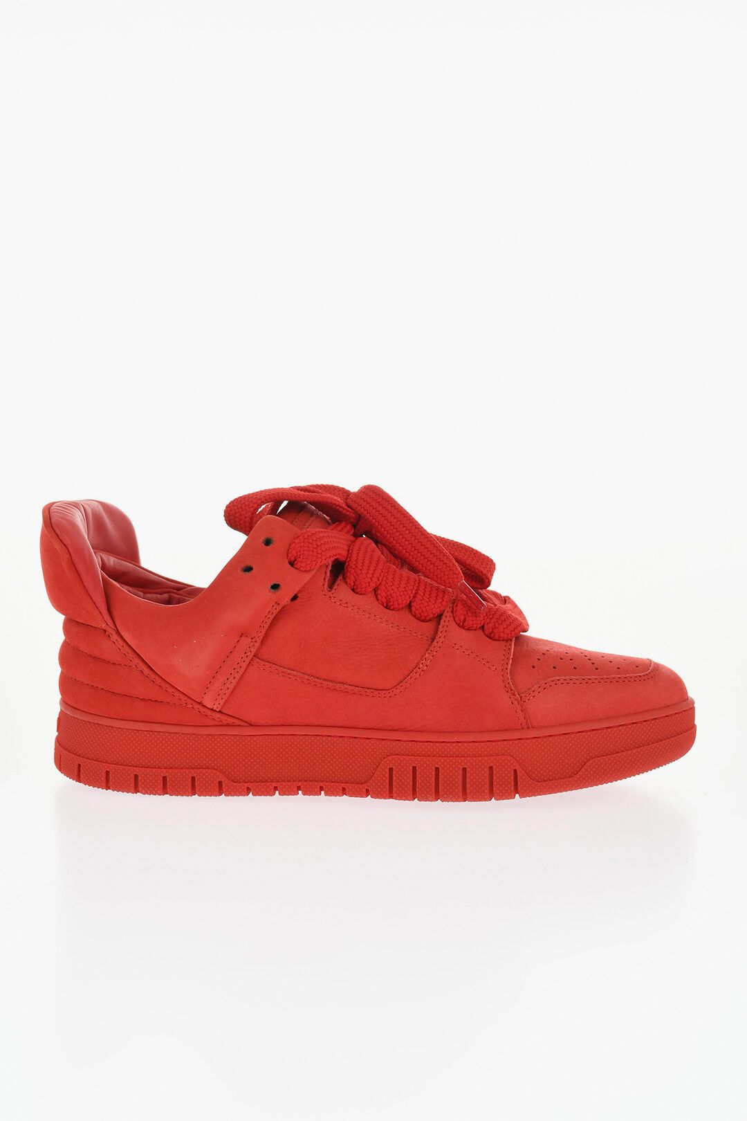 og1mm0725 Leather Low-Top Sneakers in Red