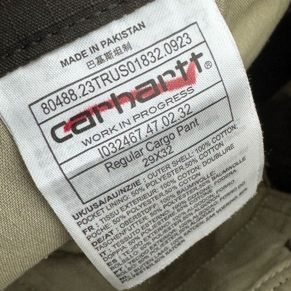Carhartt Wip Carhartt WIP Regular Cargo Pants Cypress Green Men’s 29x32 Size US 29 - 6 Thumbnail