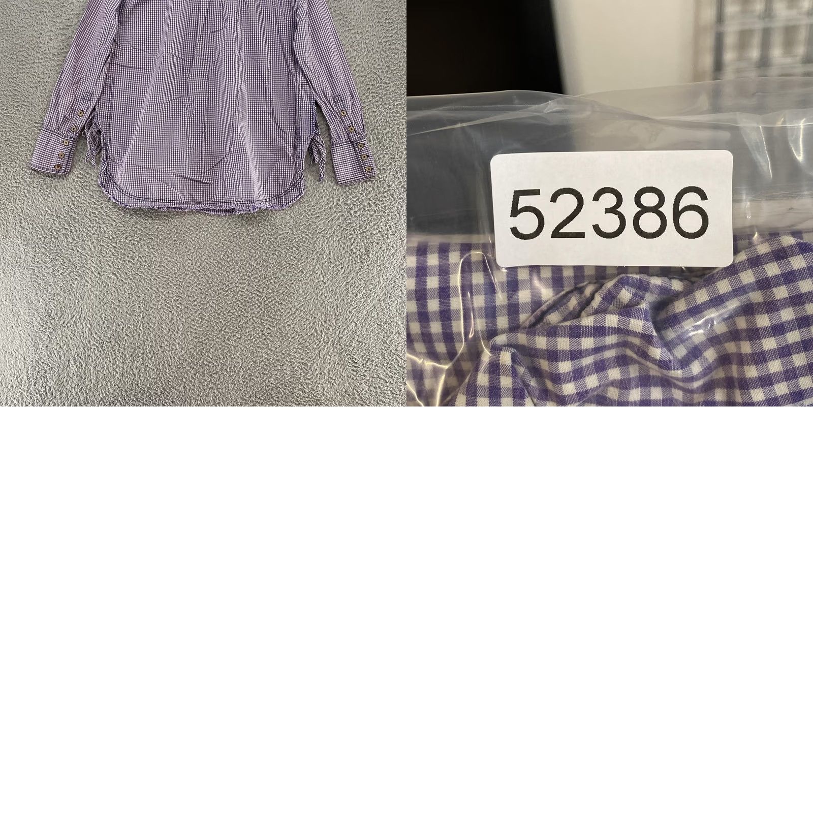 Vintage VINTAGE We The Free Shirt Womens Small Purple Gingham Check Oversized Button-Up Shirt Womens Small Purple Gingham Check Oversized Size S / US 4 / IT 40 - 9 Thumbnail