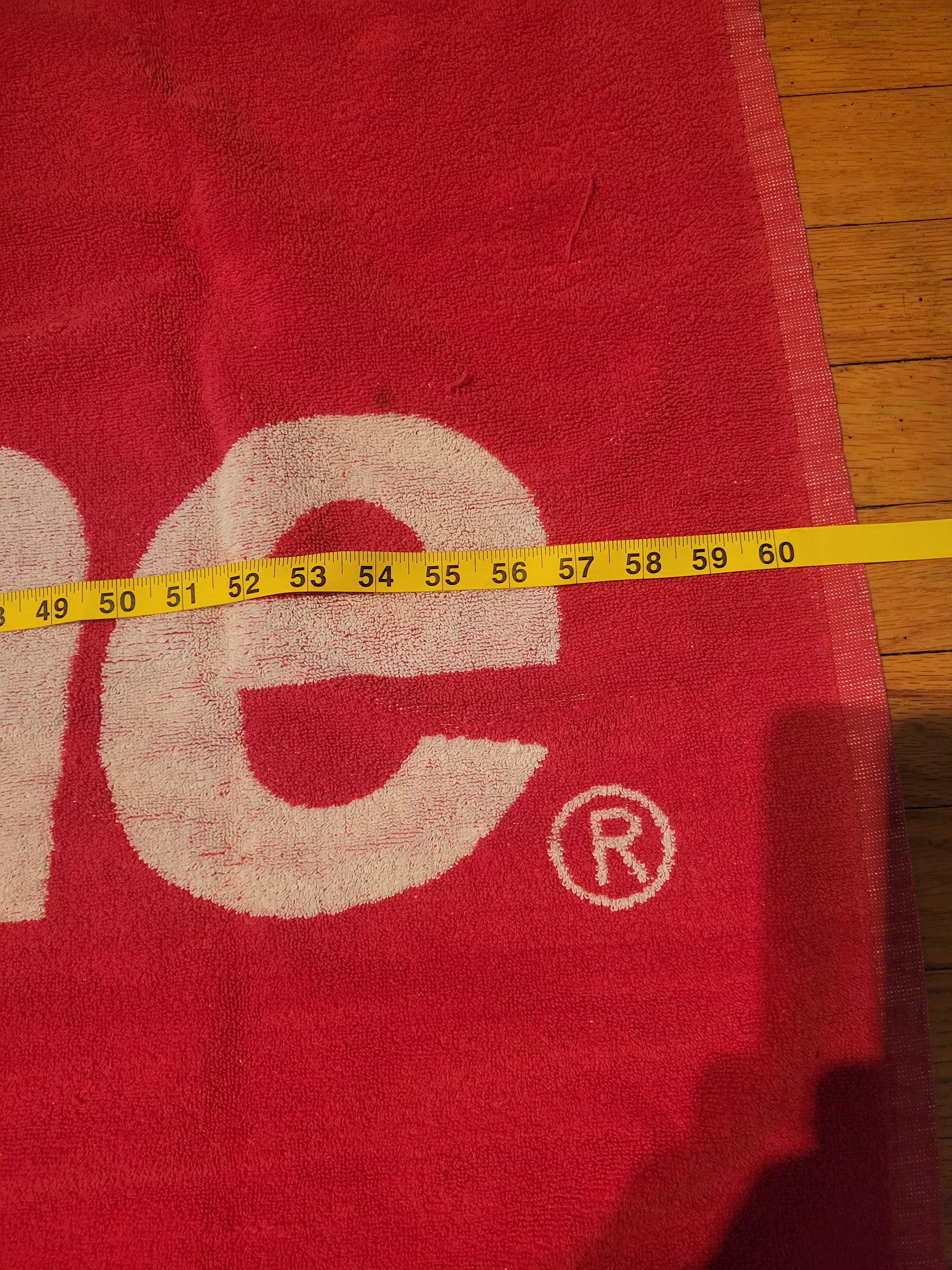 Supreme Supreme Red Beach Towel Box Logo Size ONE SIZE - 5 Thumbnail