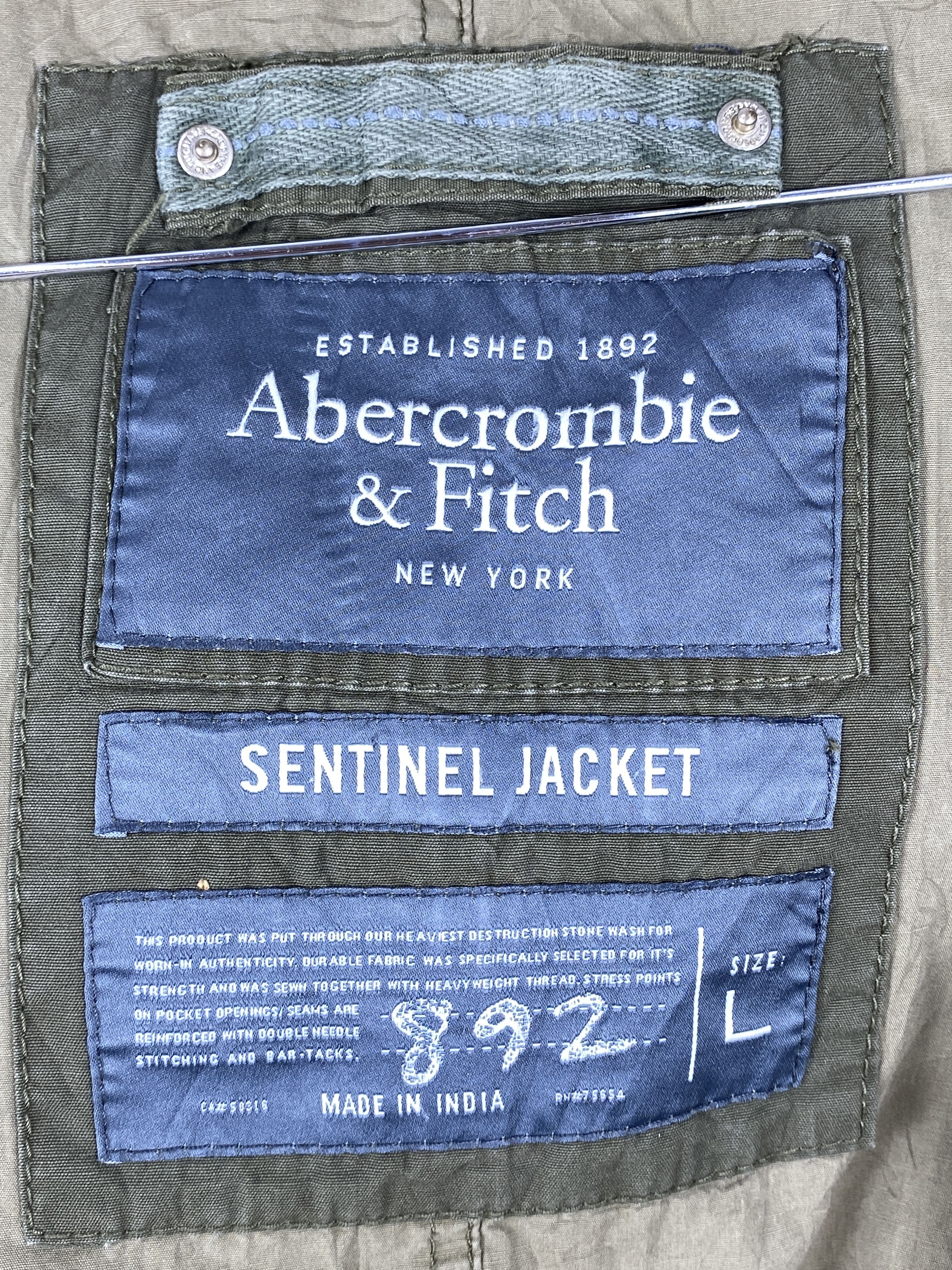 Abercrombie & Fitch Vintage Abercrombie & Fitch Hoodie Jacket J1801 Size US S / EU 44-46 / 1 - 9 Thumbnail