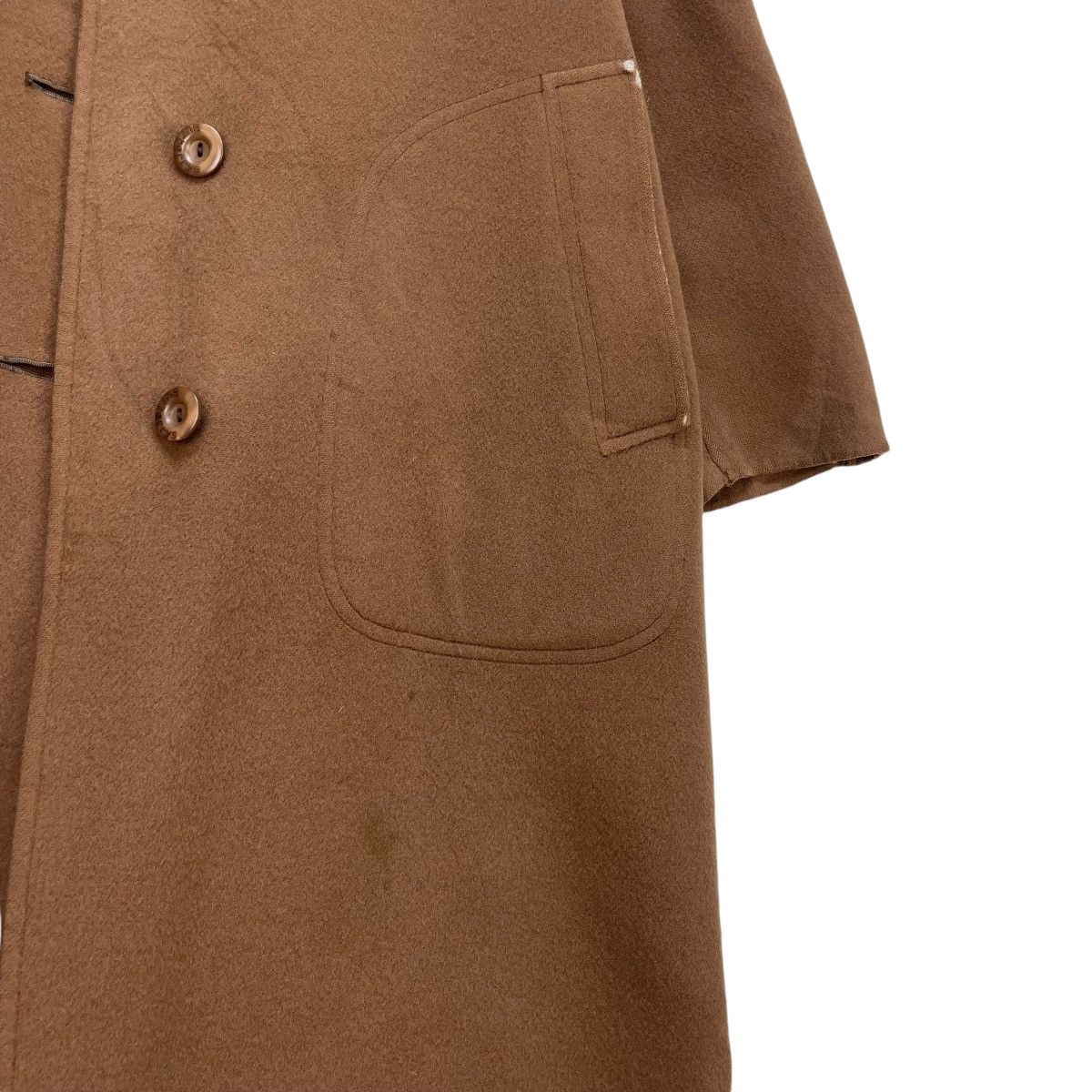 Autumn Cashmere × Burberry 💥Vintage 90s Burberrys Pure Cashmere Long Coat Jacket Size S / US 4 / IT 40 - 6 Thumbnail