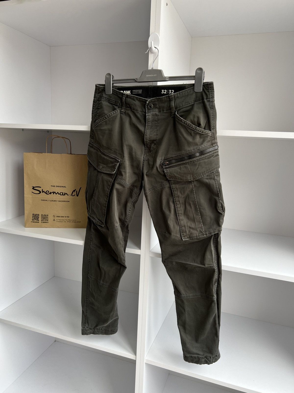 G-Star × Vintage Vintage G-Star Raw Cargo Pants Size US 32 / EU 48 - 4 Thumbnail