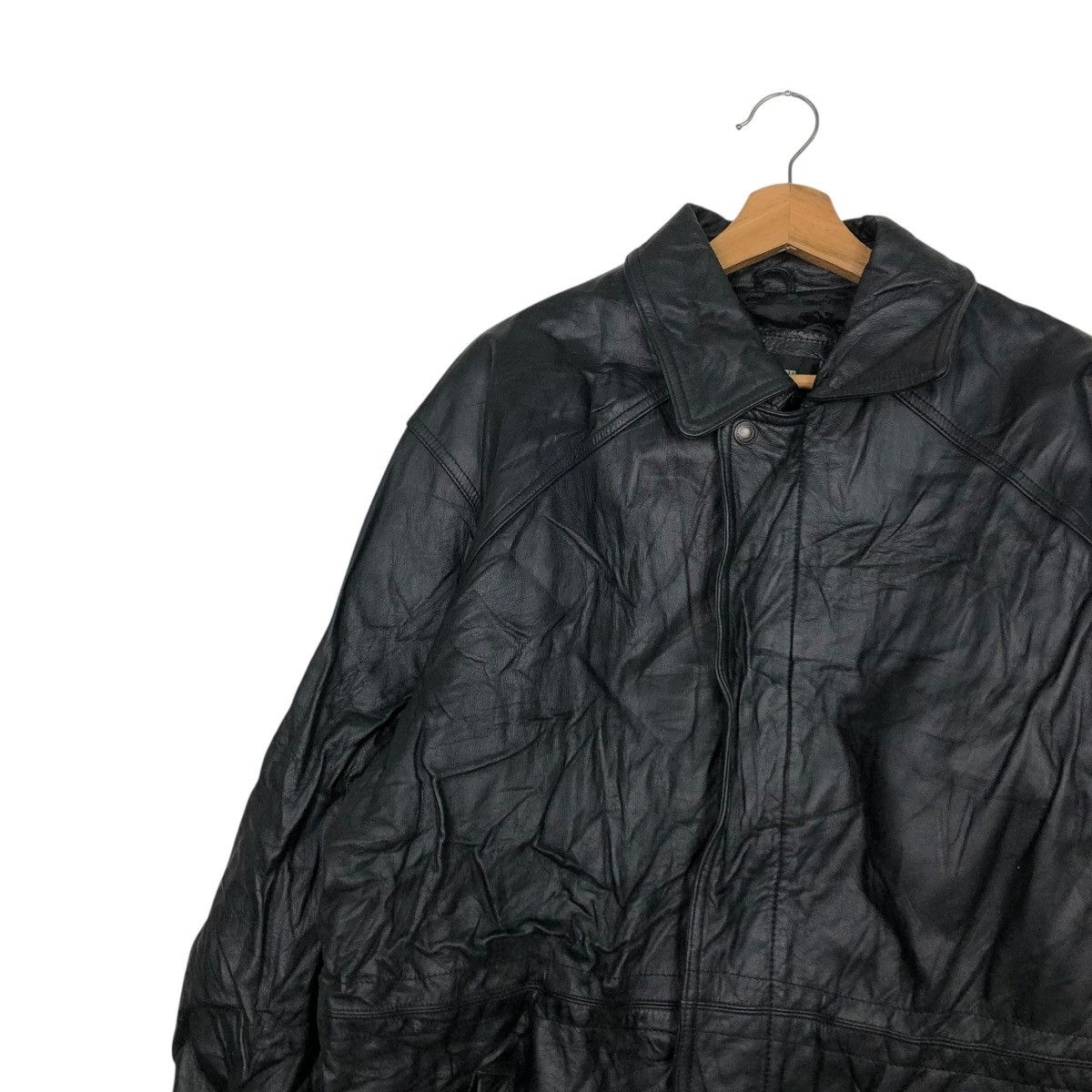 Japanese Brand 🔥VINTAGE BIKER LEATHER JACKET DURANTE BLANKET ISSEY MIYAKE Size US L / EU 52-54 / 3 - 9 Thumbnail