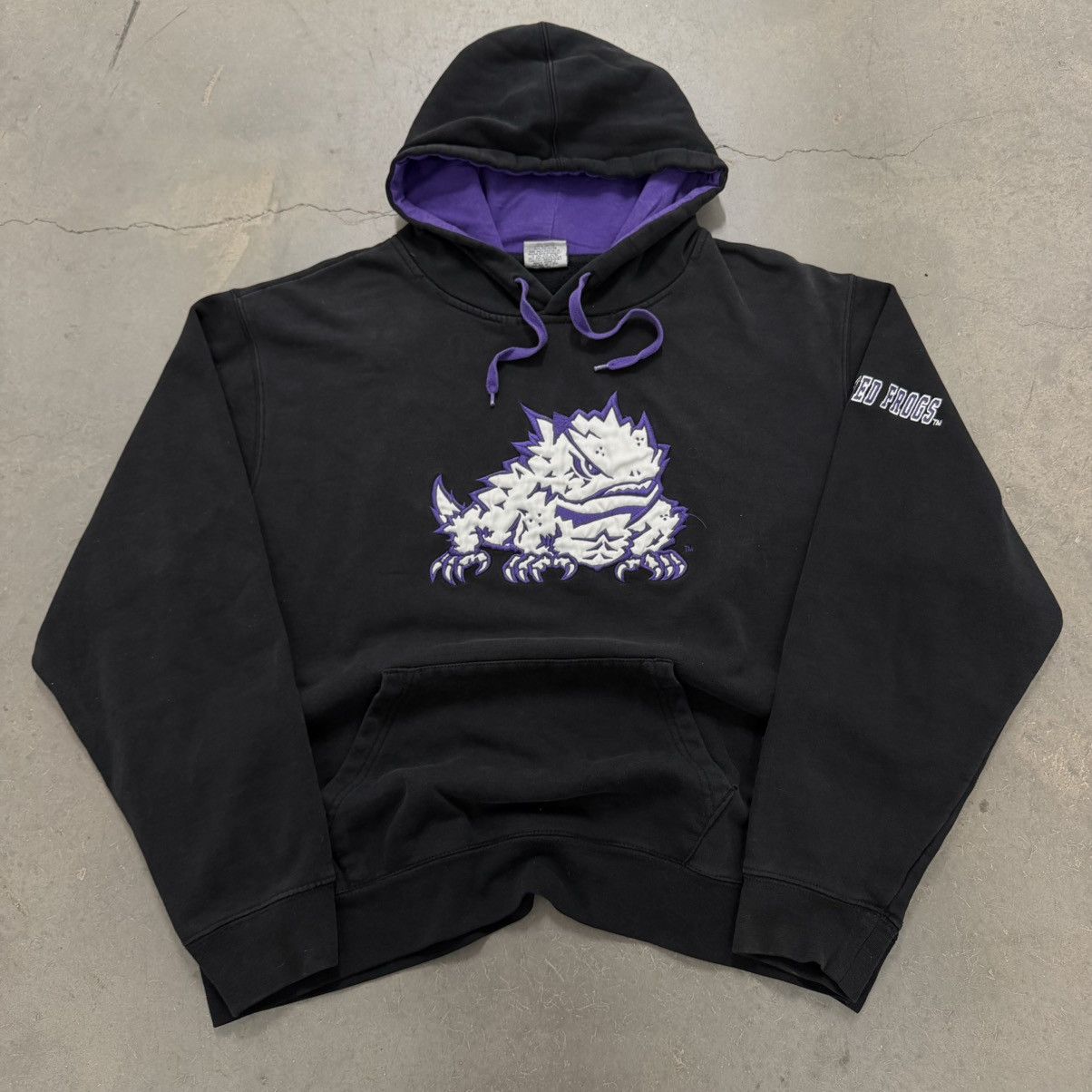 NCAA Vintage Stadium Athletics TCU Horned Frogs Black & Purple Size US XXL / EU 58 / 5 - 1 Thumbnail