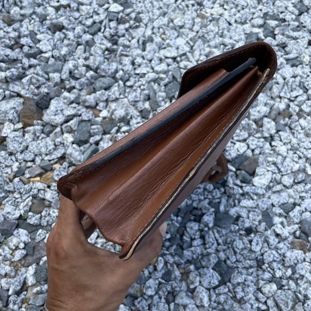 Vintage Vintage Full Leather Clutch Size ONE SIZE - 5 Thumbnail