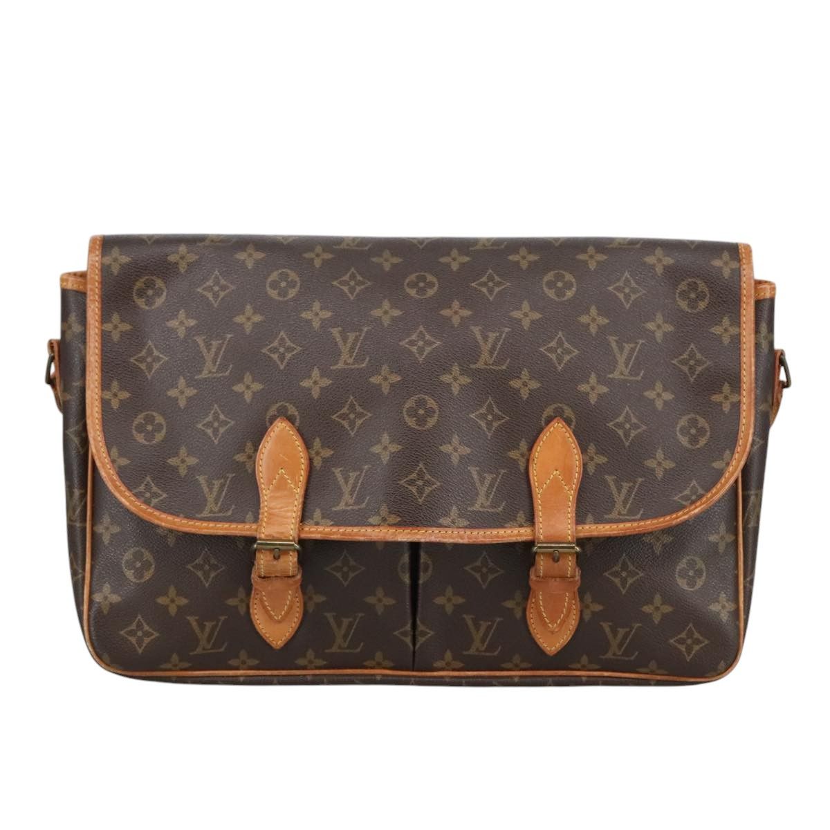 Louis Vuitton Gibecière Brown Canvas Shoulder Bag (Pre-Owned) Size ONE SIZE - 1 Thumbnail