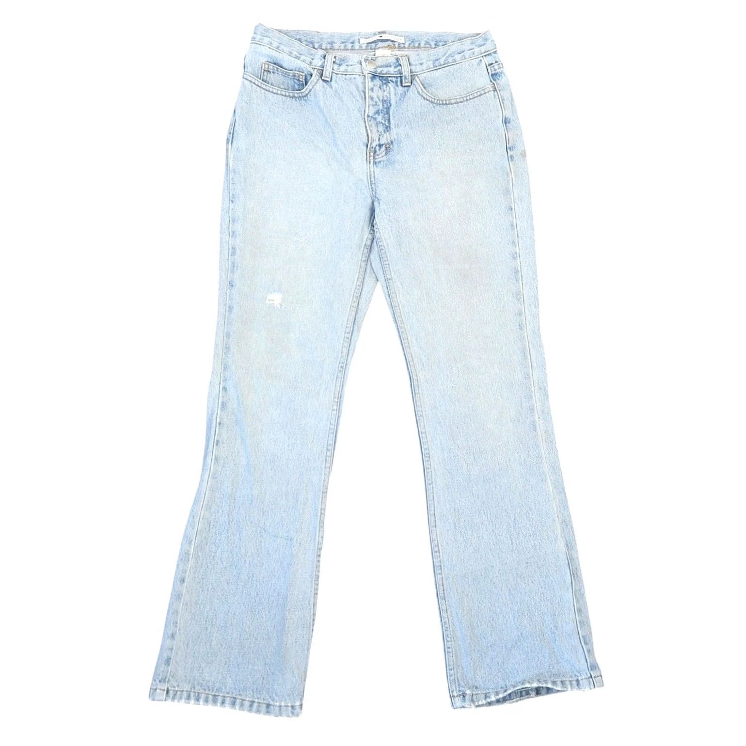 Tommy Hilfiger VINTAGE Tommy Hilfiger Jeans Bootcut Denim Light Wash 90s 10 Women Mens Size 32" / US 10 / IT 46 - 2 Thumbnail