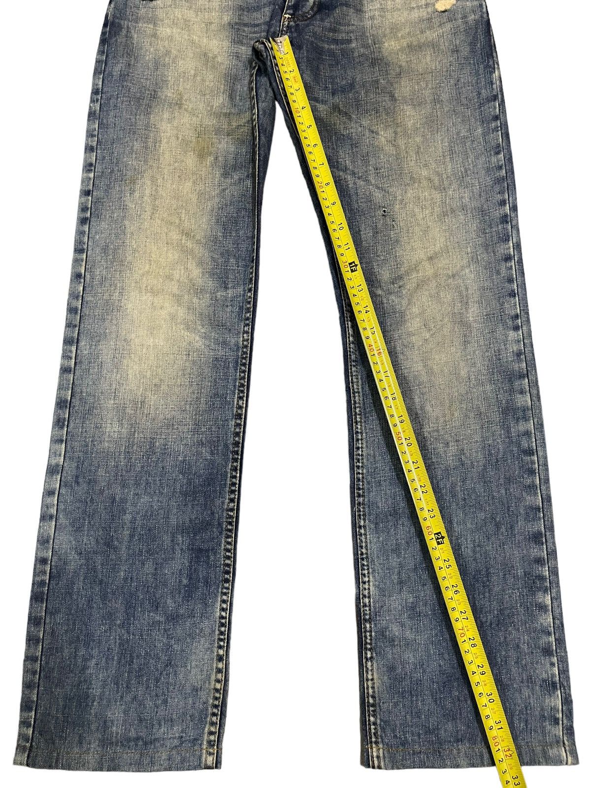 Zara Vintage Zara Blue Wash Style Distress Jeans Size US 32 / EU 48 - 11 Thumbnail