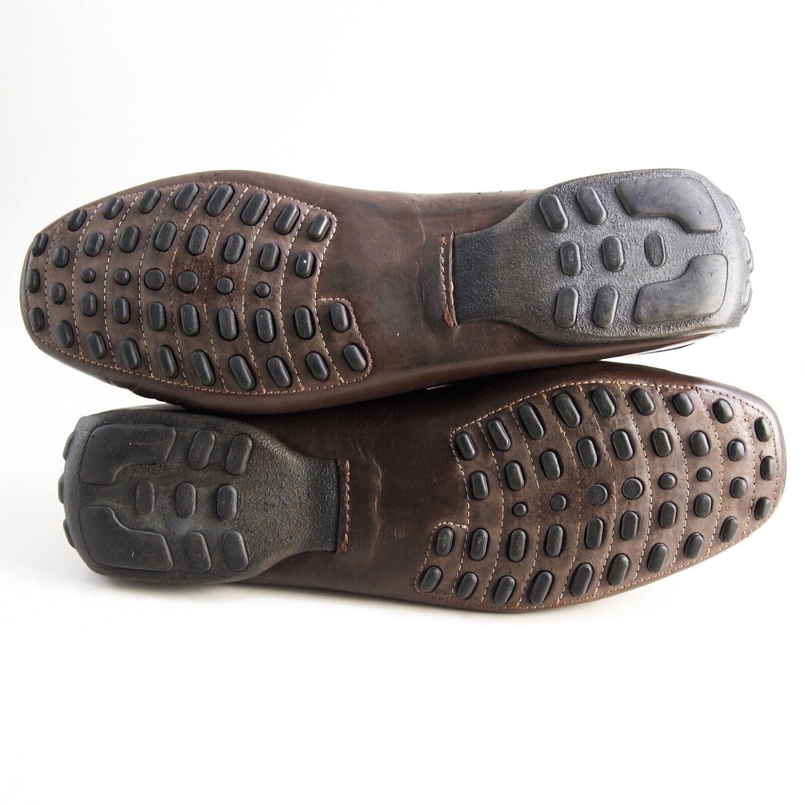 Santoni Santoni Driving Loafers Brown Leather Size EU 43.5 F US 10.5 Size US 10.5 / EU 43-44 - 7 Thumbnail
