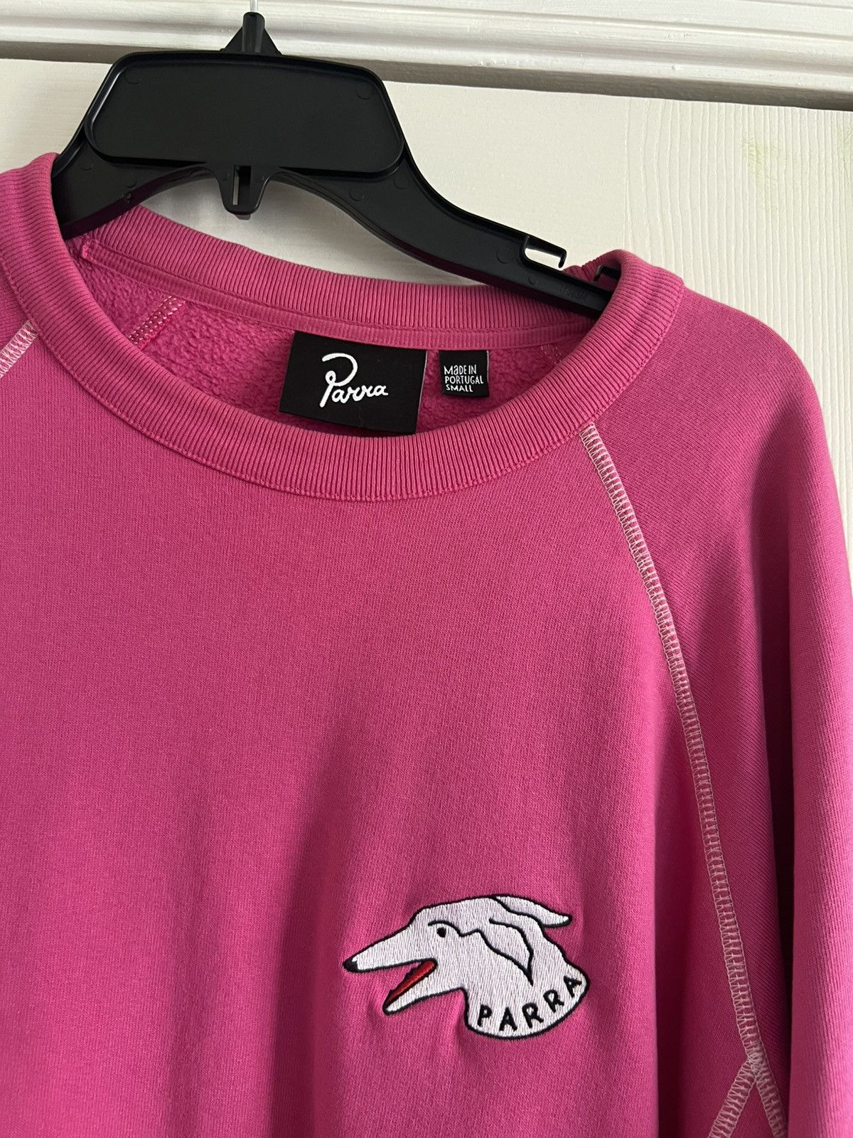 Parra Parra Pink Dog Head Sweater Size US M / EU 48-50 / 2 - 2 Thumbnail