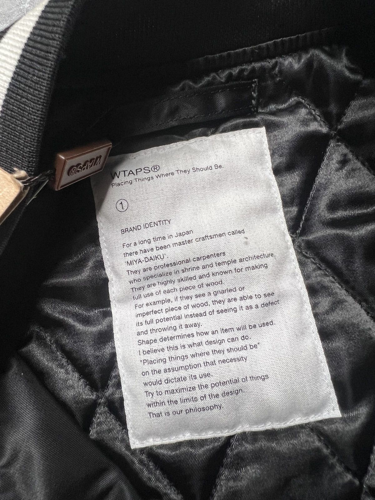 Wtaps Wtaps Team Jacket Nylon Twill Embroidered Design Size US S / EU 44-46 / 1 - 11 Thumbnail