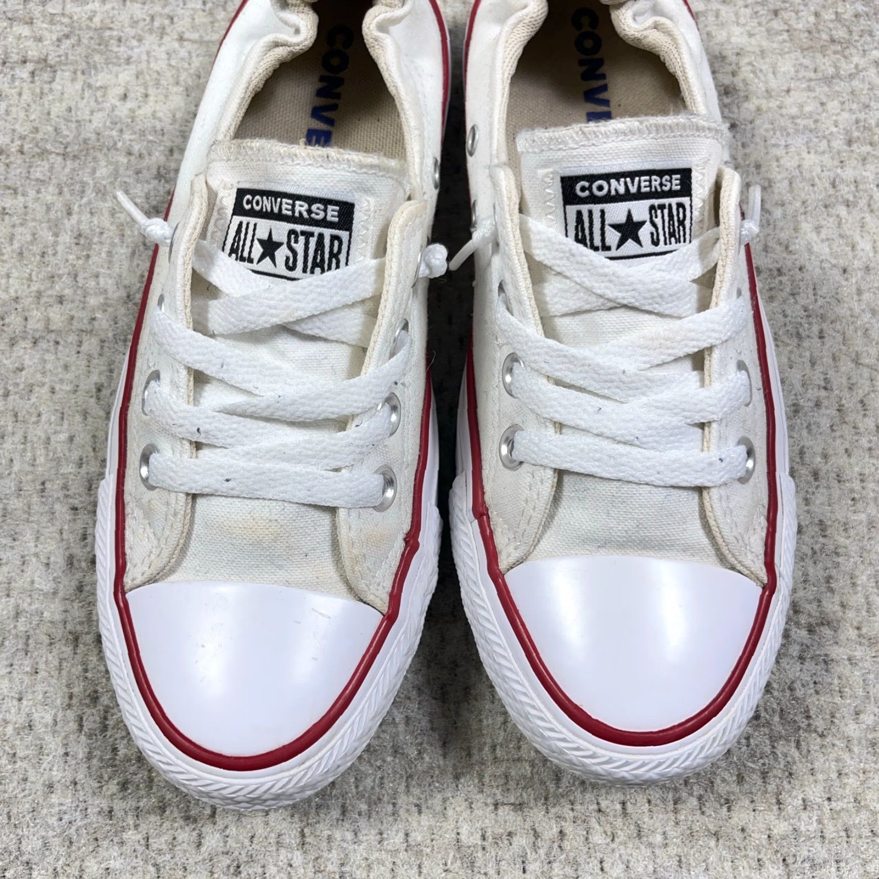 Converse Converse Chuck Taylor All Star Shoreline Slip On Women 7 White Sneaker Casual Canvas Stars Logo Comfort Low Top Size US 7 / IT 37 - 5 Thumbnail