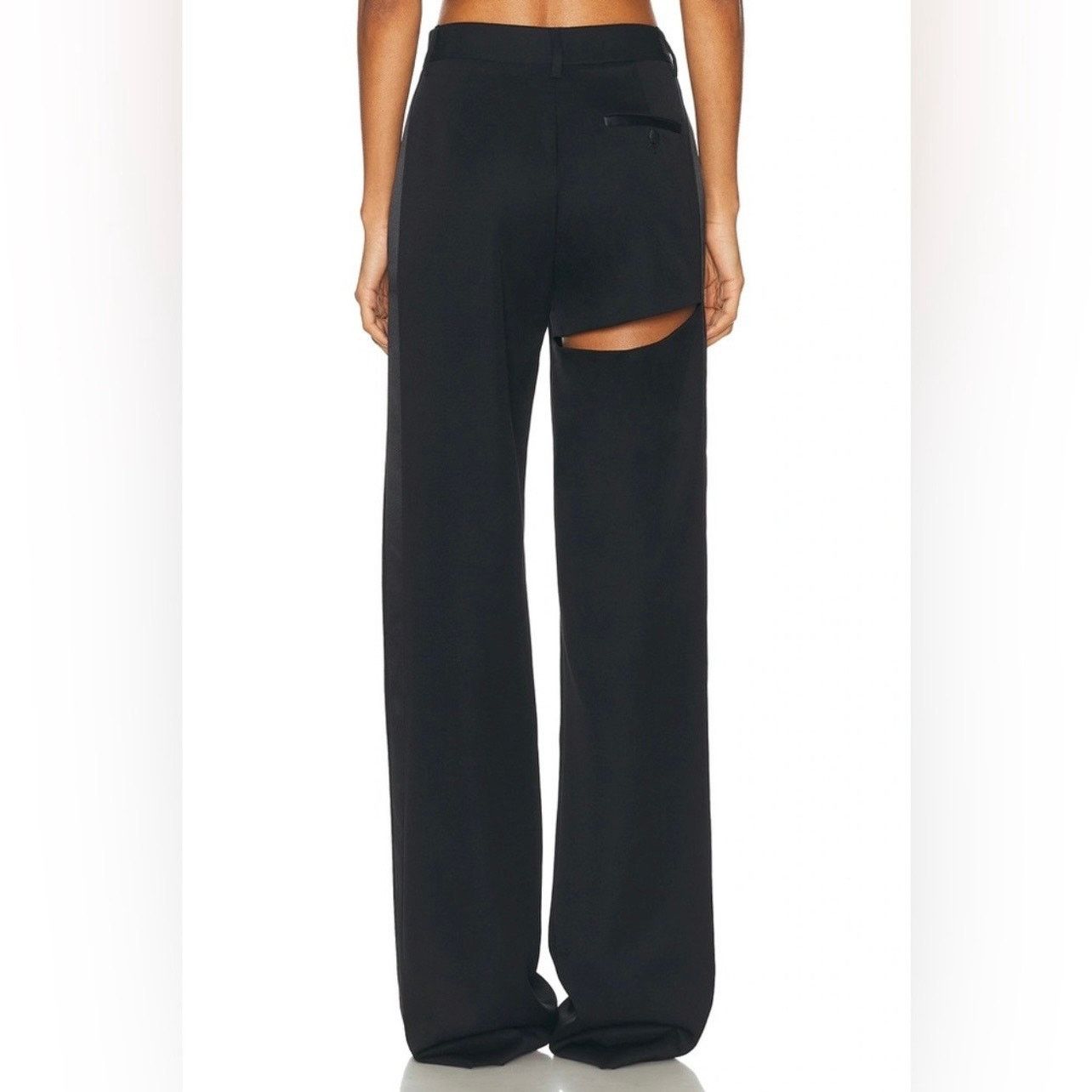 Area Area Asymmetric cutted virgin wool black pants size 2 New Size 26" / US 2 / IT 38 - 4 Thumbnail