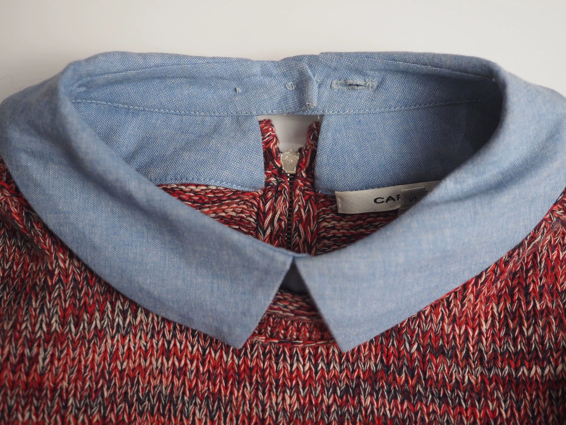 Carven CARVEN Red Cropped Sweater, Size S Size S / US 4 / IT 40 - 5 Thumbnail