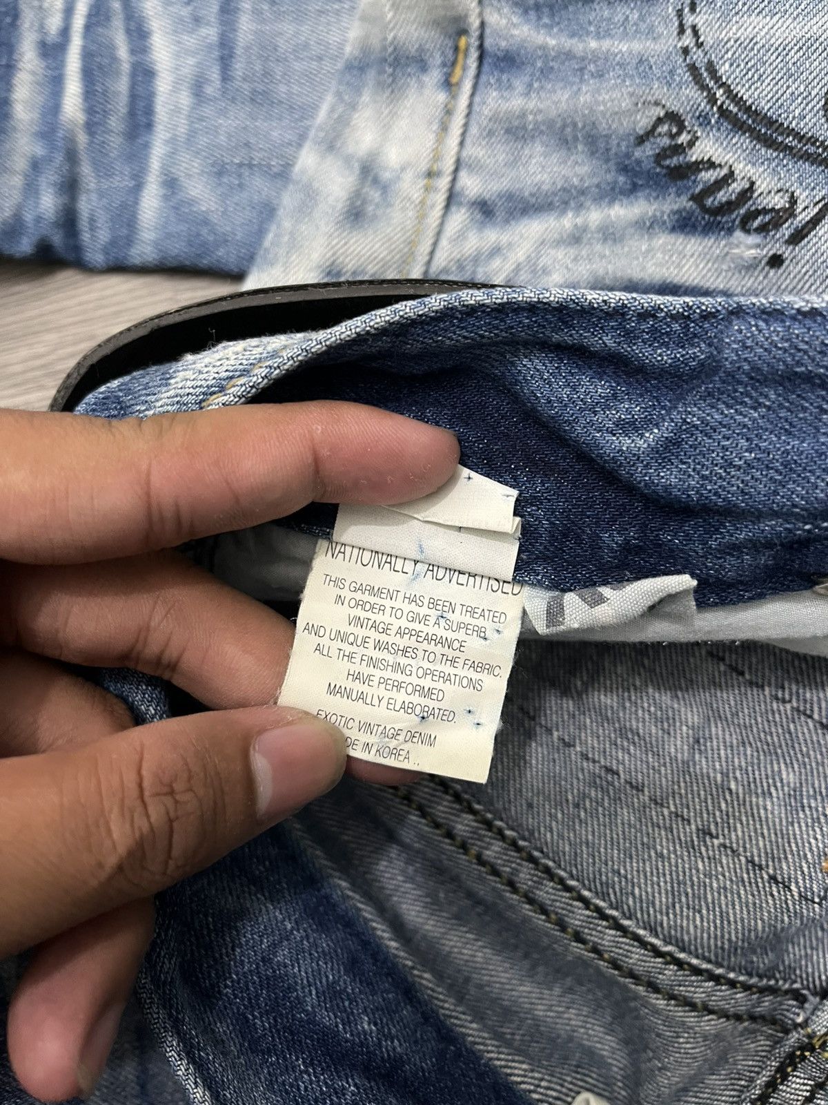 Japanese Brand 🇯🇵Lolita Distressing Jeans🇯🇵 Size US 29 - 11 Thumbnail