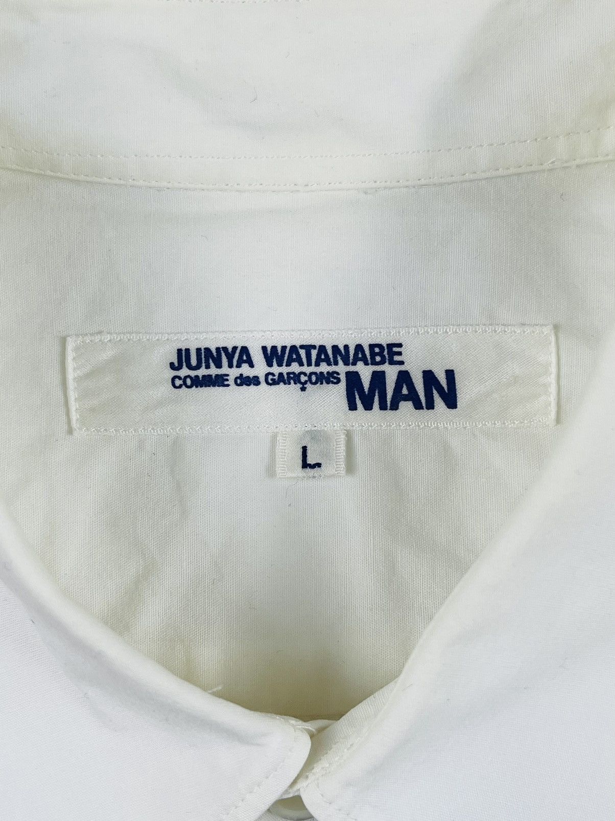 Comme des Garcons × Junya Watanabe × Vintage SS02 Junya Watanabe Love Poem Print Button Up Shirt Size US L / EU 52-54 / 3 - 6 Thumbnail