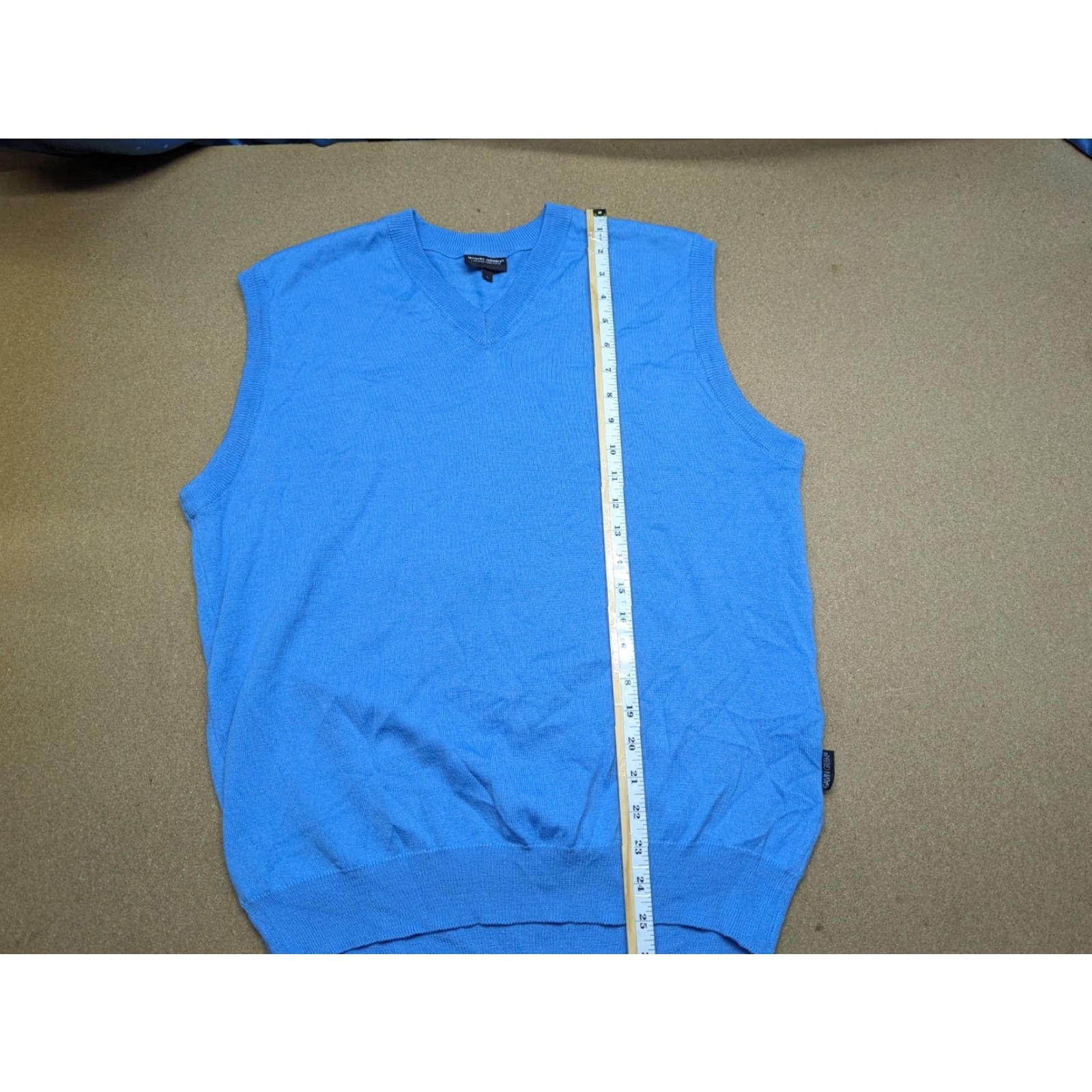 Galvin Green Galvin Green Mens Pullover Large Blue Sleeveless Knitted V-Neck Jumper Sweater Shirt Size US L / EU 52-54 / 3 - 3 Thumbnail