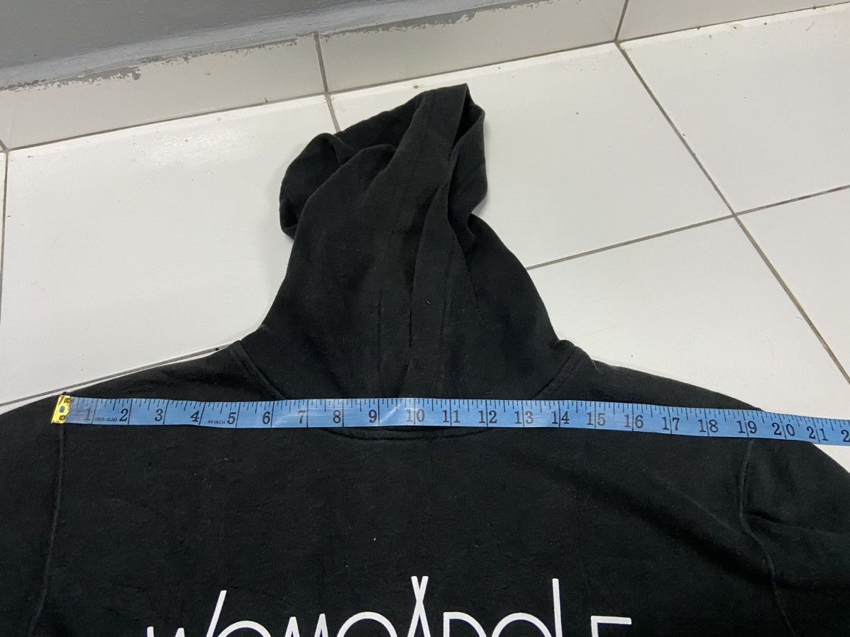 Japanese Brand WOMCADOLE BRAND BLACK HOODIE Size US M / EU 48-50 / 2 - 12 Thumbnail