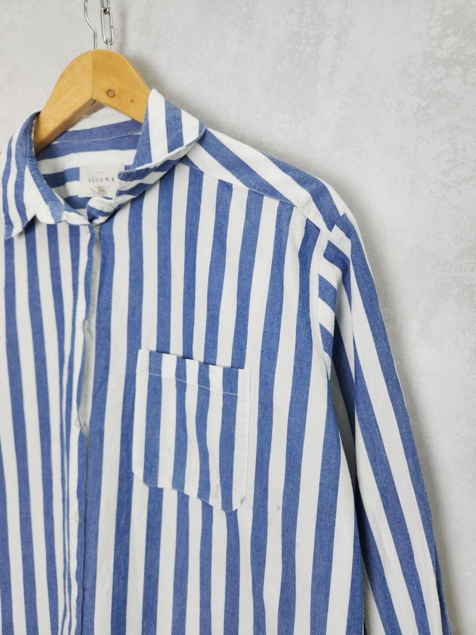 Sezane Sezane Button Up Stripped Max Shirt Size XXL / US 16-18 / IT 52-54 - 5 Thumbnail