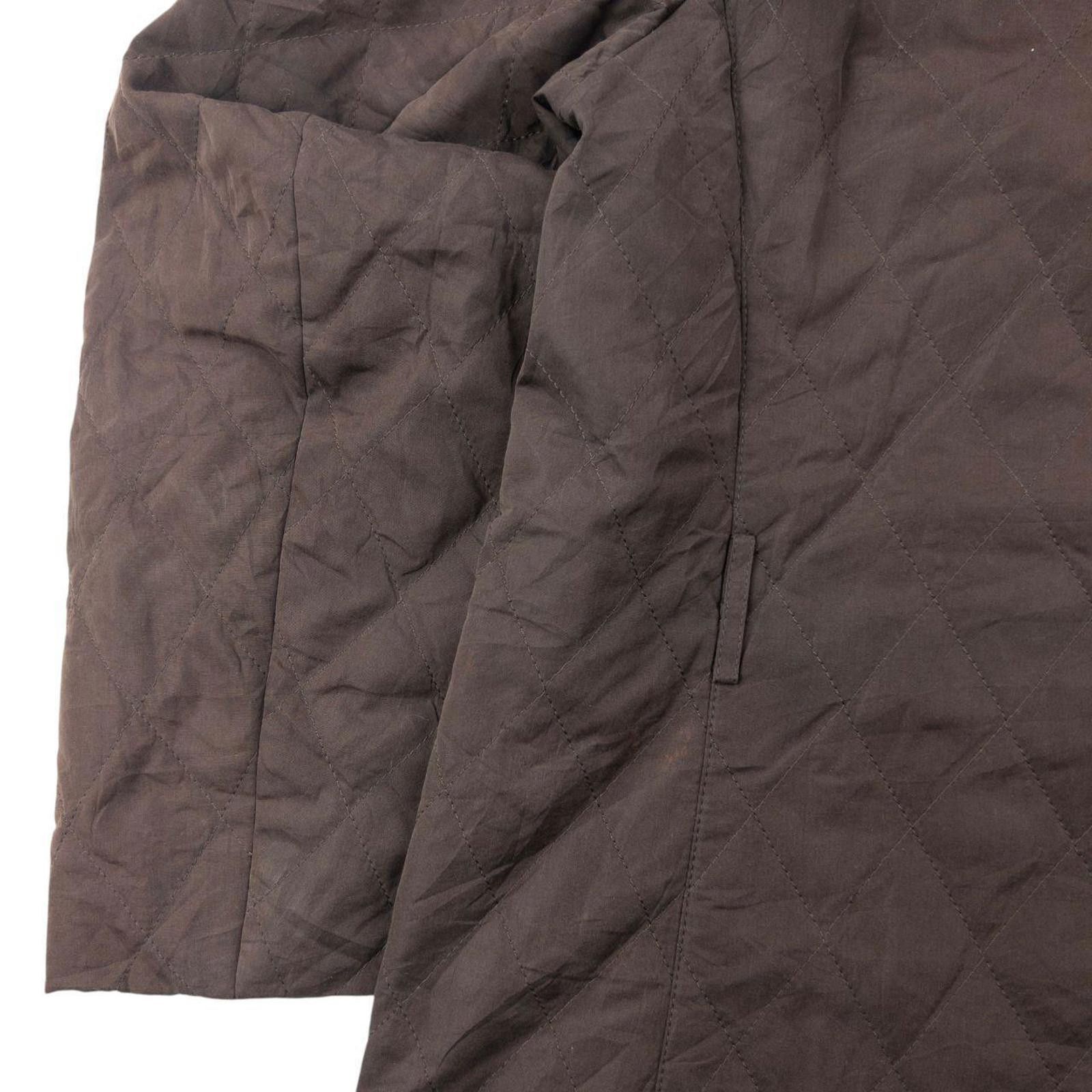 Burberry Vintage 2000s Burberry Nova Check Lined Fur Collar Jacket L Size US L / EU 52-54 / 3 - 7 Thumbnail