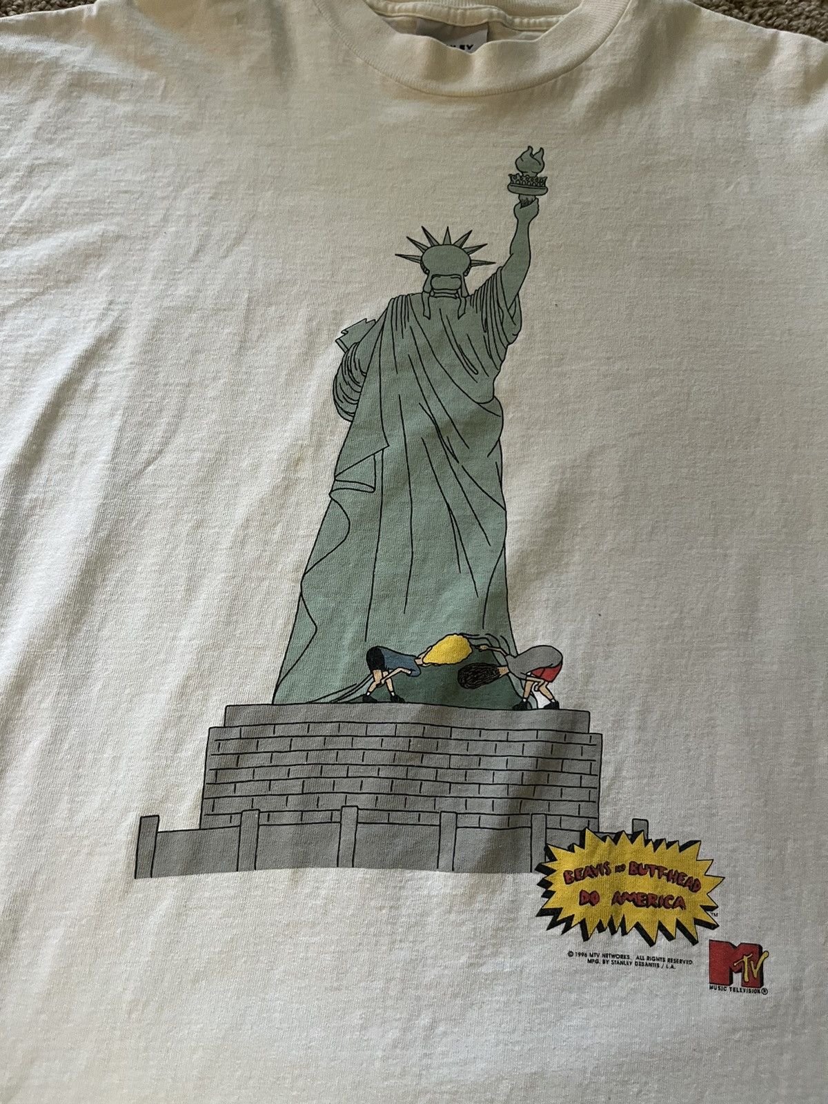 Vintage Vintage 1996 Beavis And Butthead Tee Size US XL / EU 56 / 4 - 2 Thumbnail