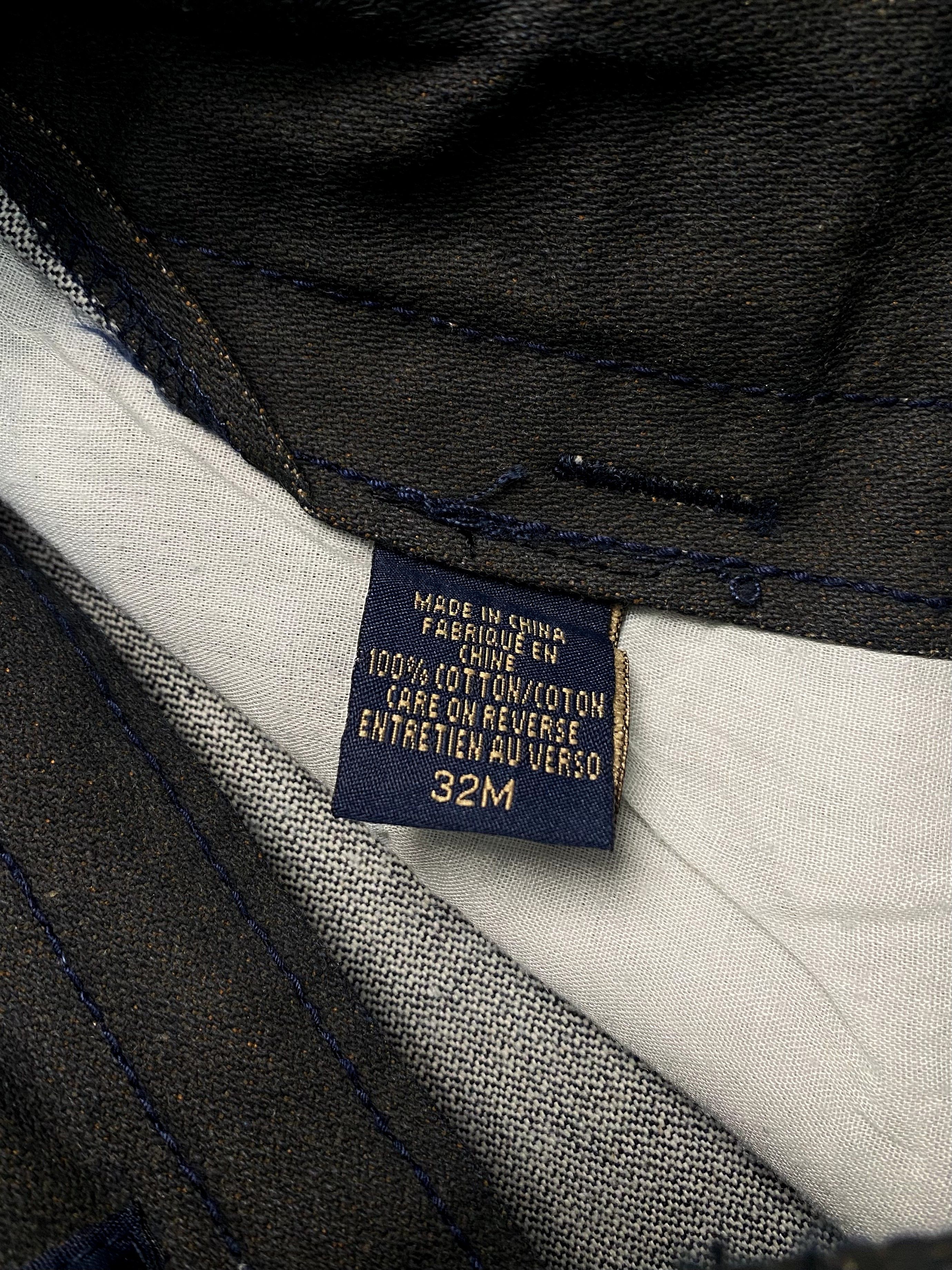 Marithe + Francois Girbaud × Vintage Marithe + Francois Girbaud Straps Raw Starched Black Jeans Size US 32 / EU 48 - 3 Thumbnail